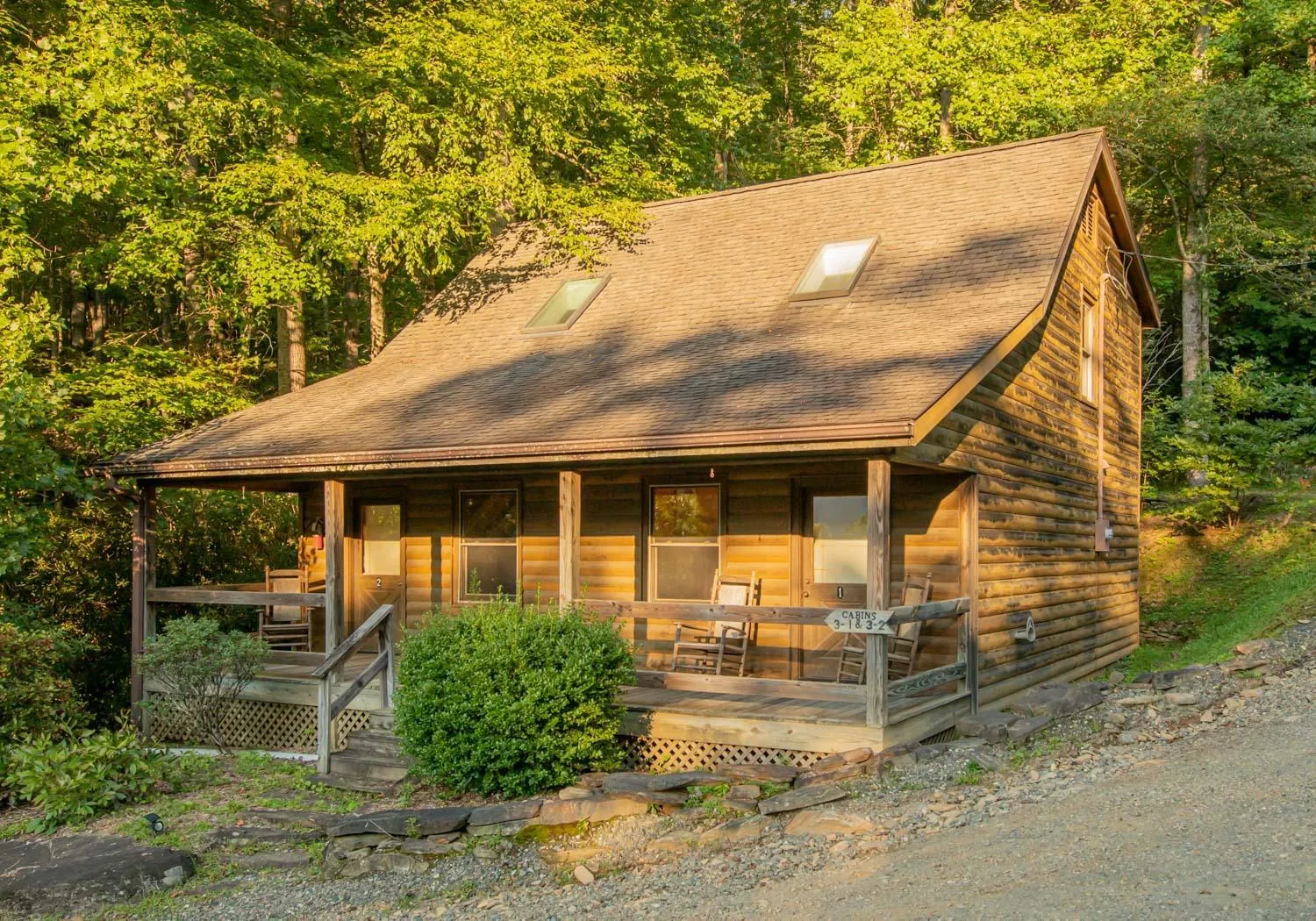 Property building in Mount Mitchell Eco Retreat