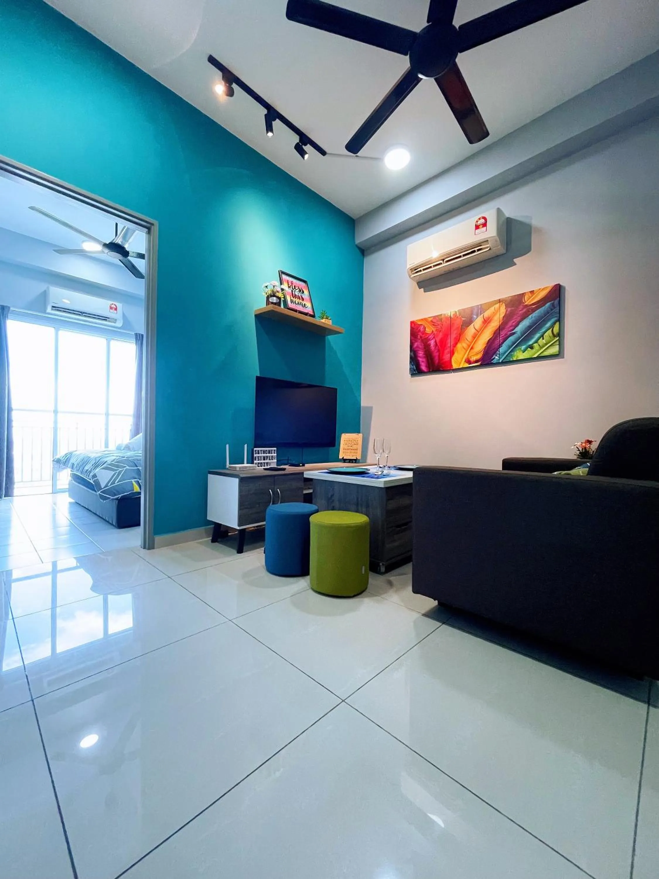 Living room in MesaHill Homestay, Nilai by S&T Homez