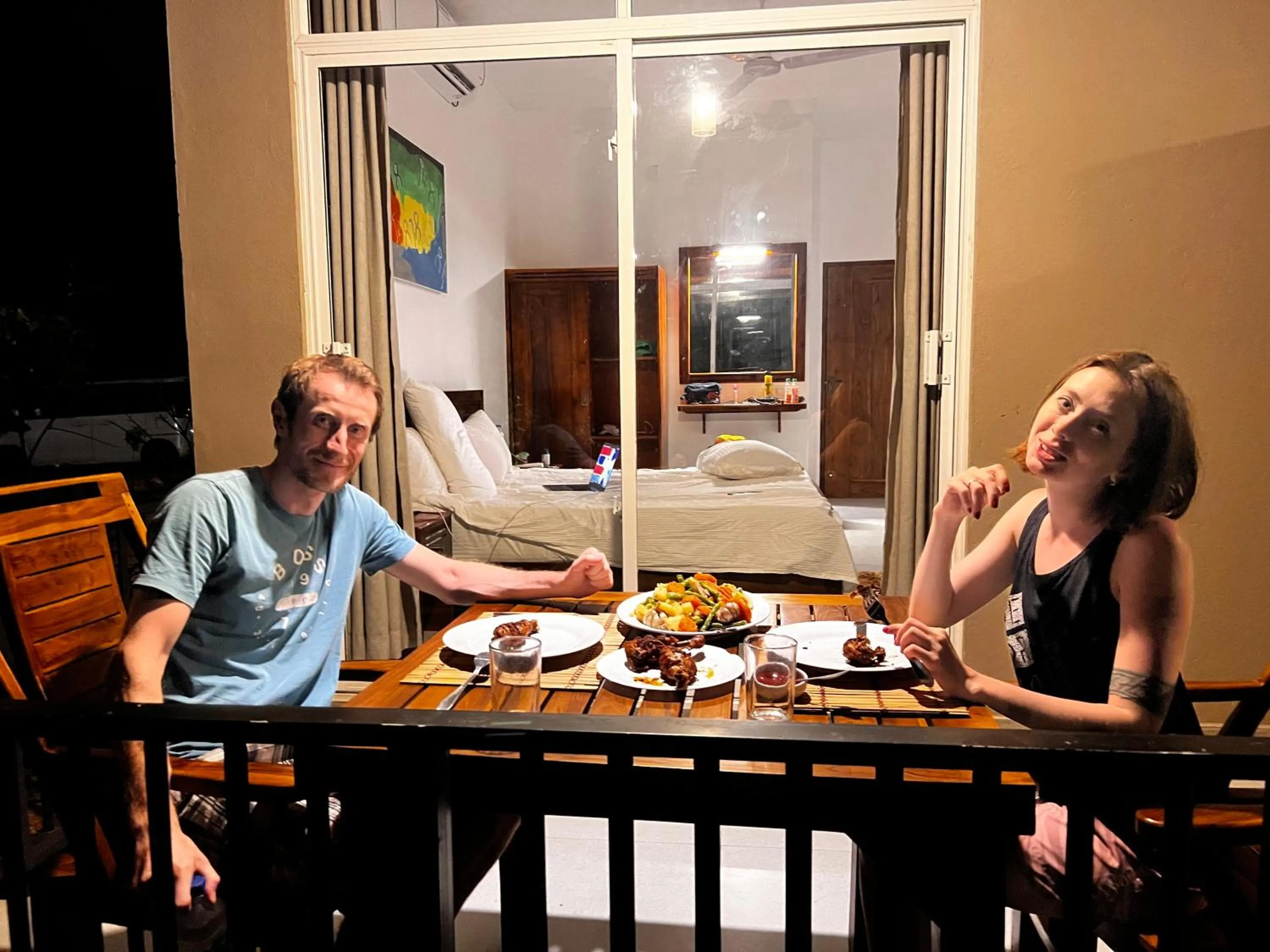 Dinner in Saffron Lake Yala