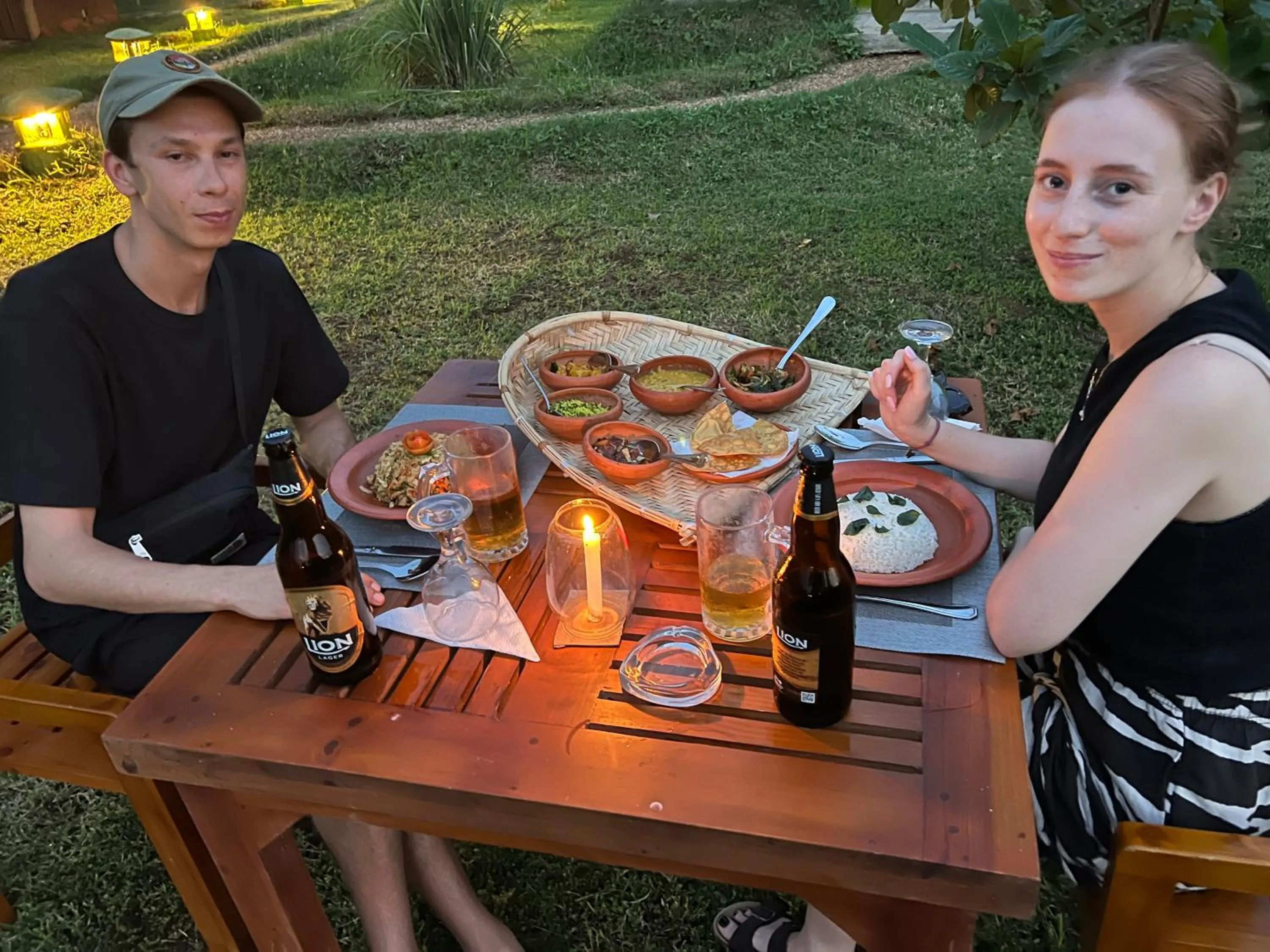 Dining area in Saffron Lake Yala