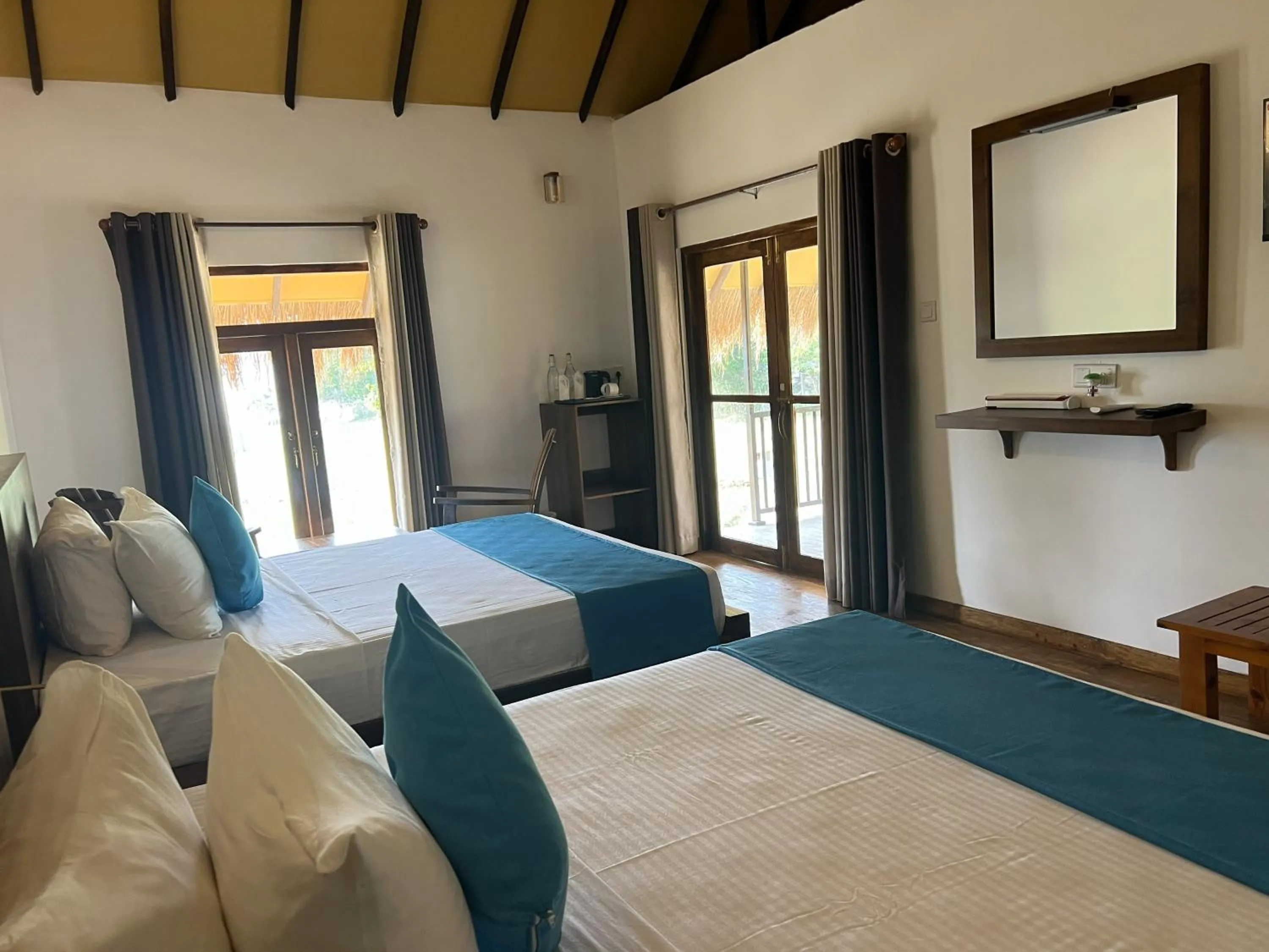 Bed in Saffron Lake Yala