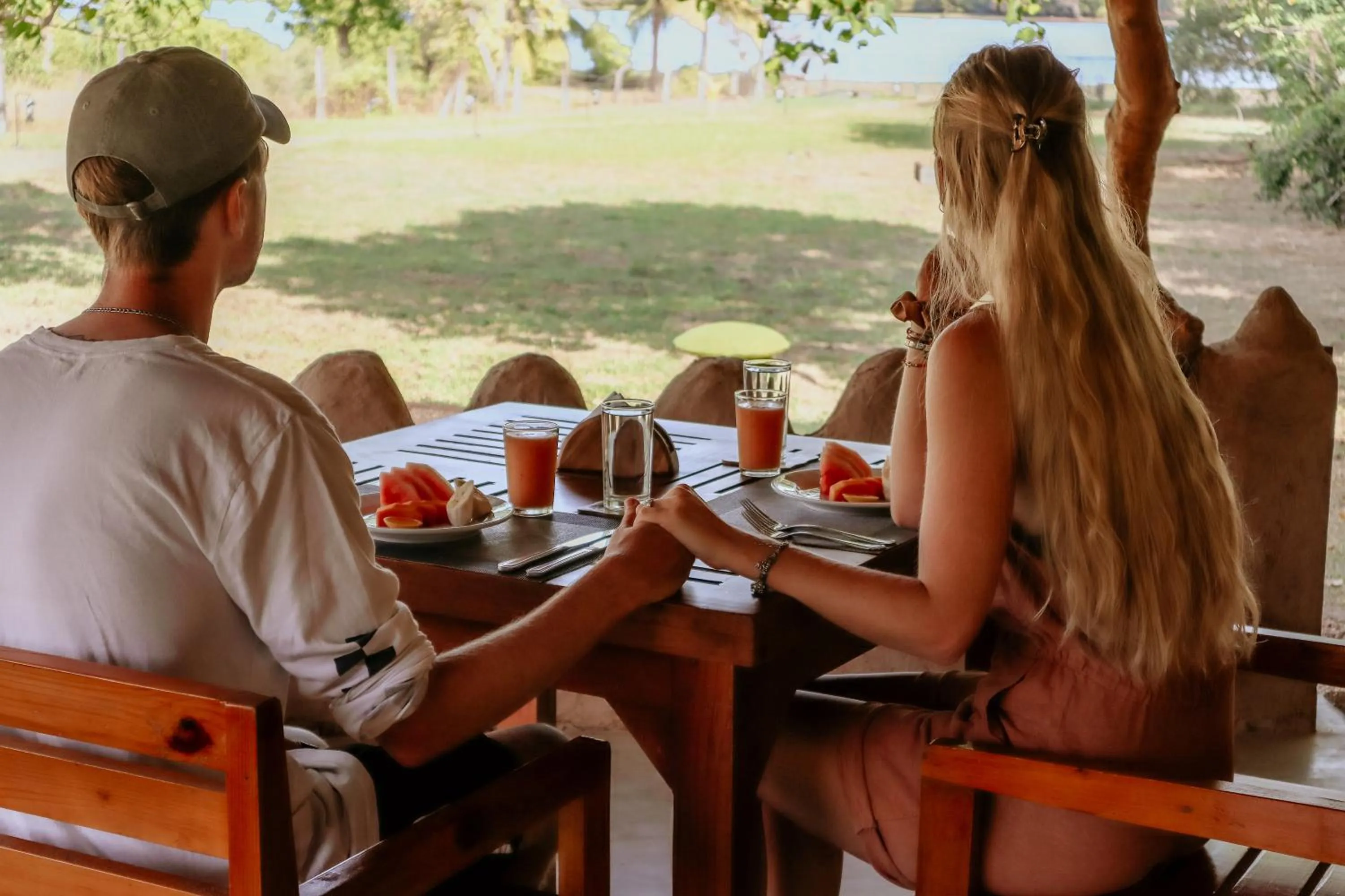 Breakfast in Saffron Lake Yala