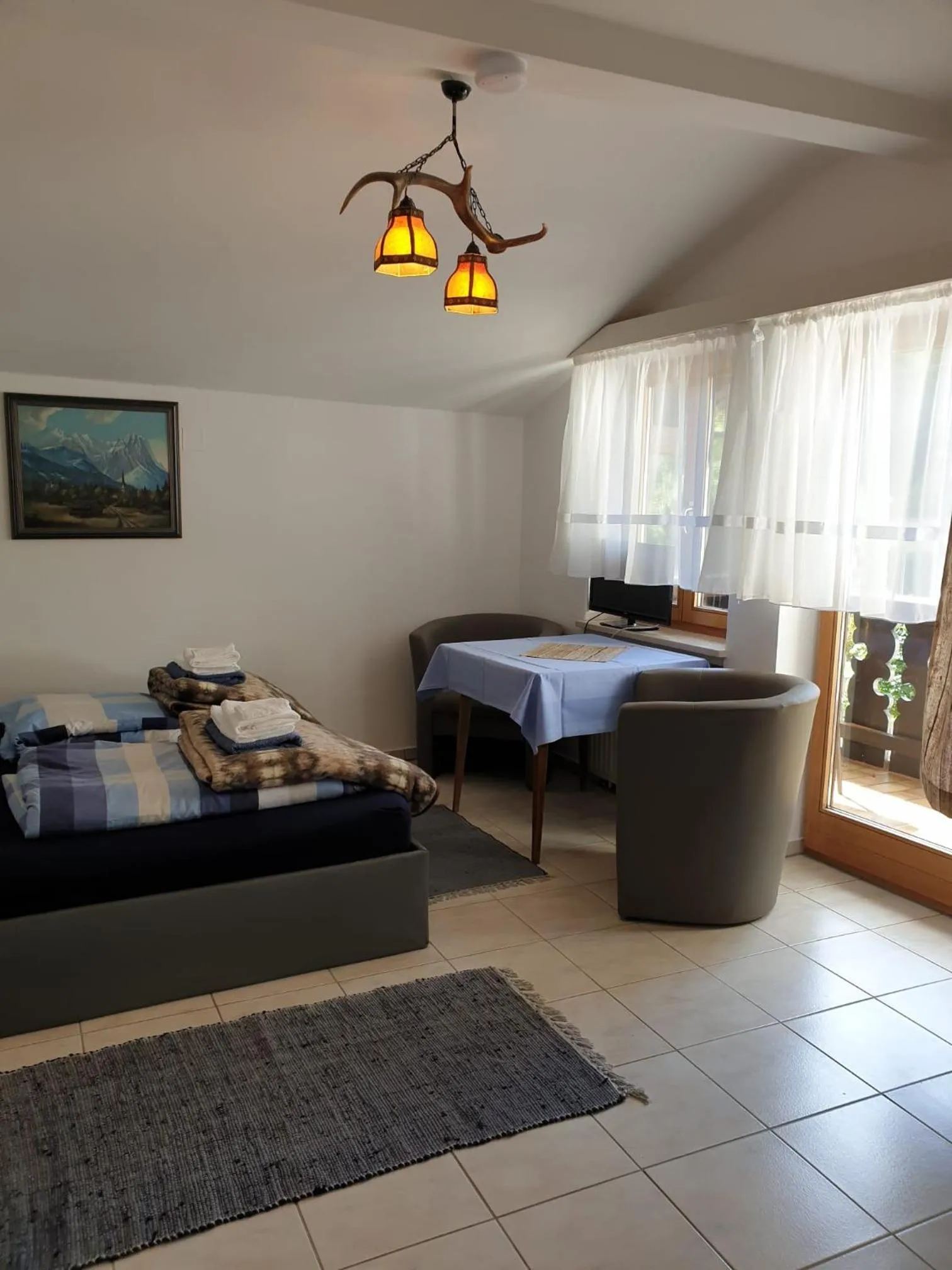 Living room, Bed in Gungl Stubn