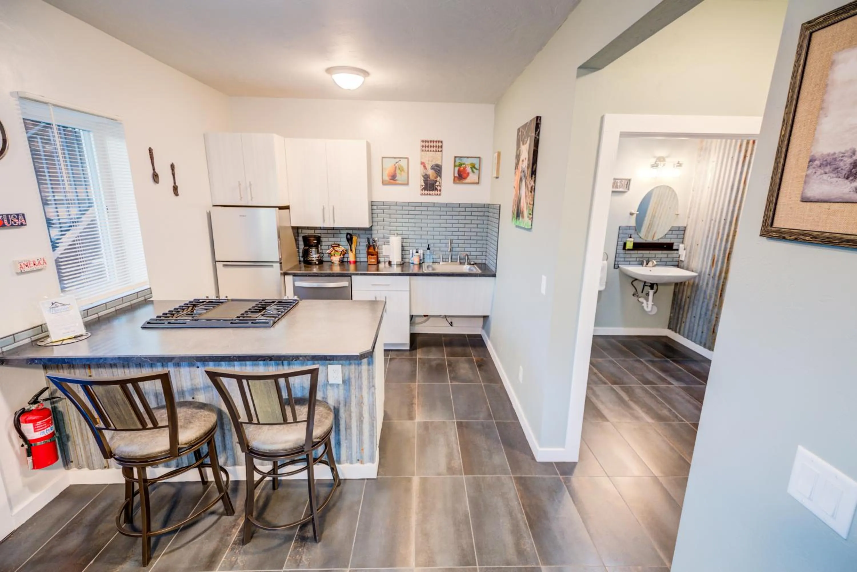 Kitchen or kitchenette in Castle in the Sky Unit Y