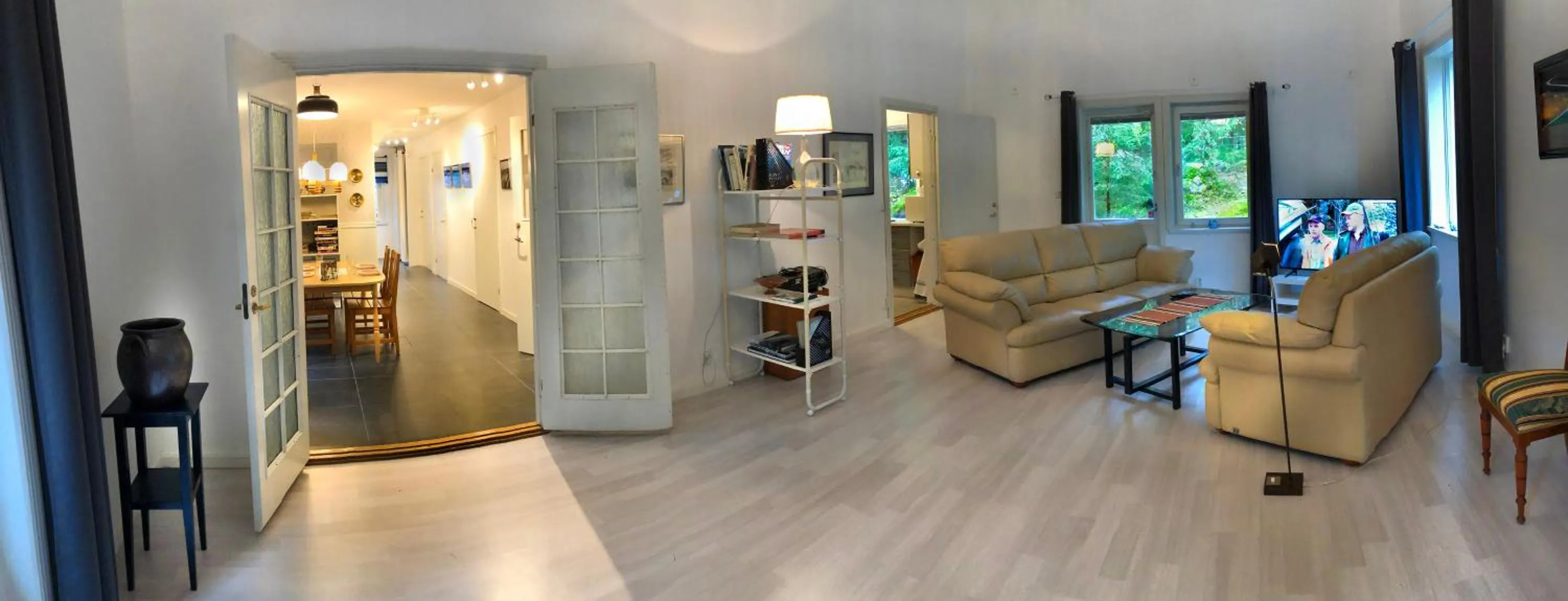 Living room in Granbackens BoB