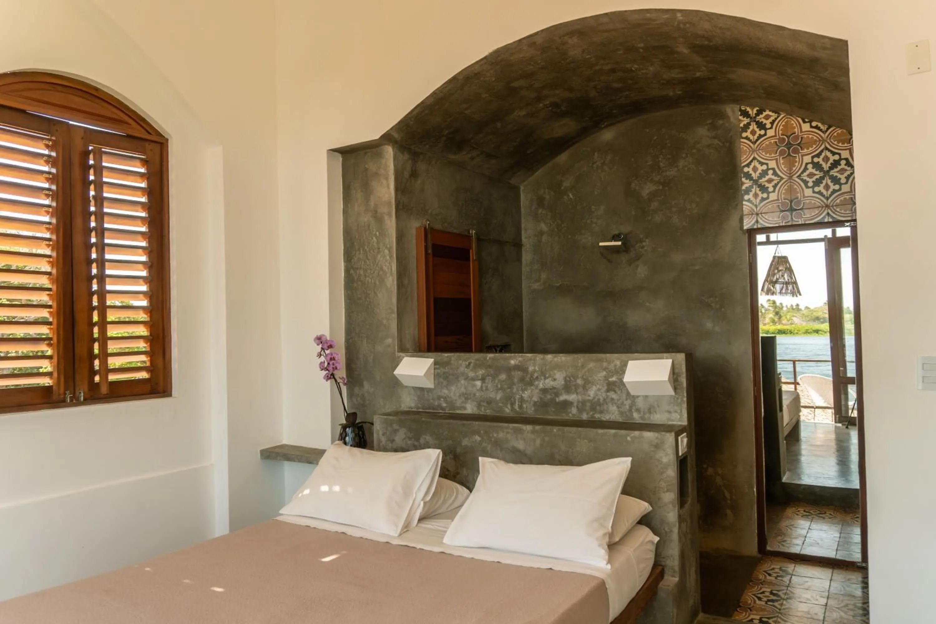 Bed in Casa na Lagoa