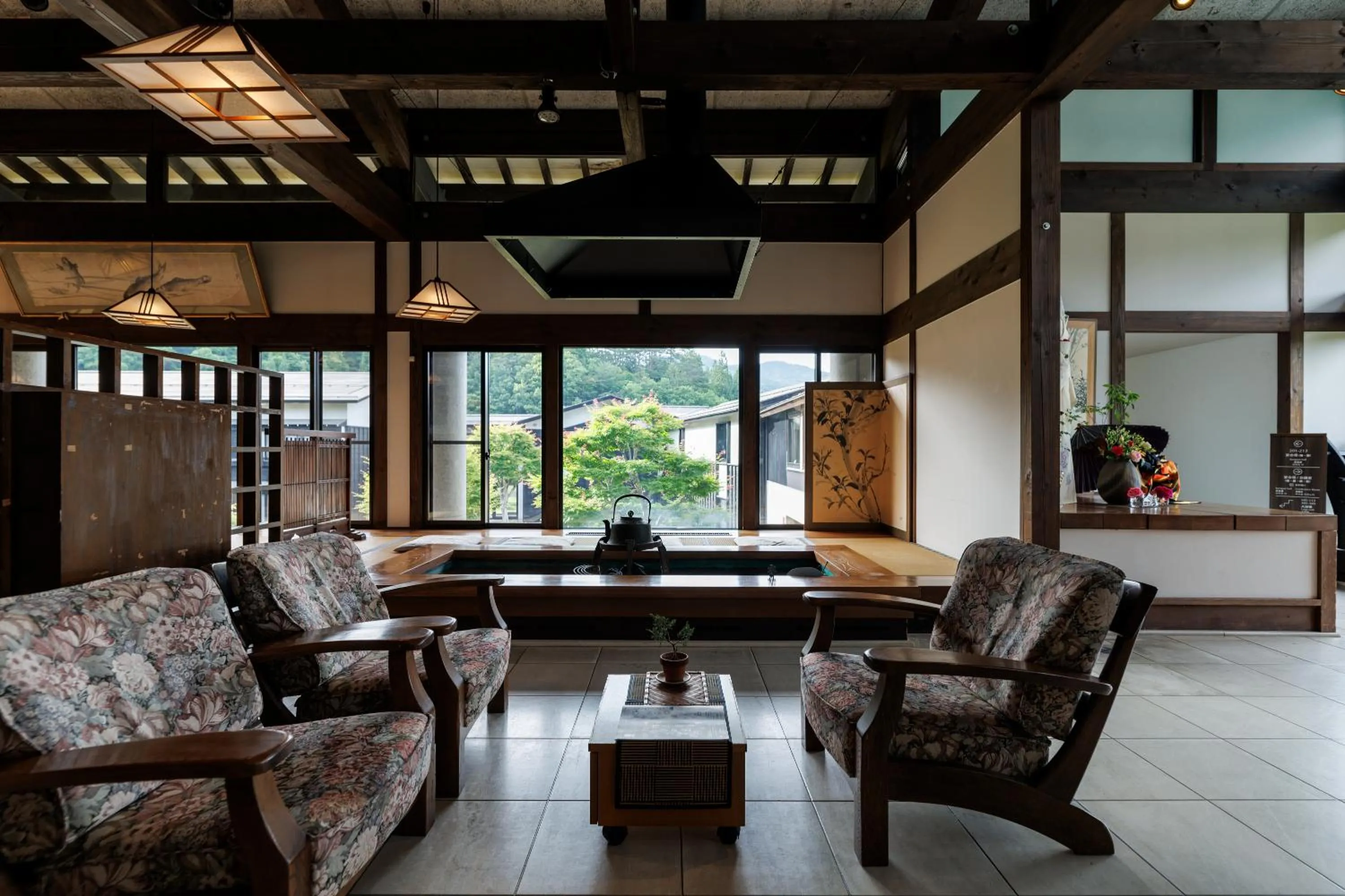 Lobby or reception in Hotel Kikori