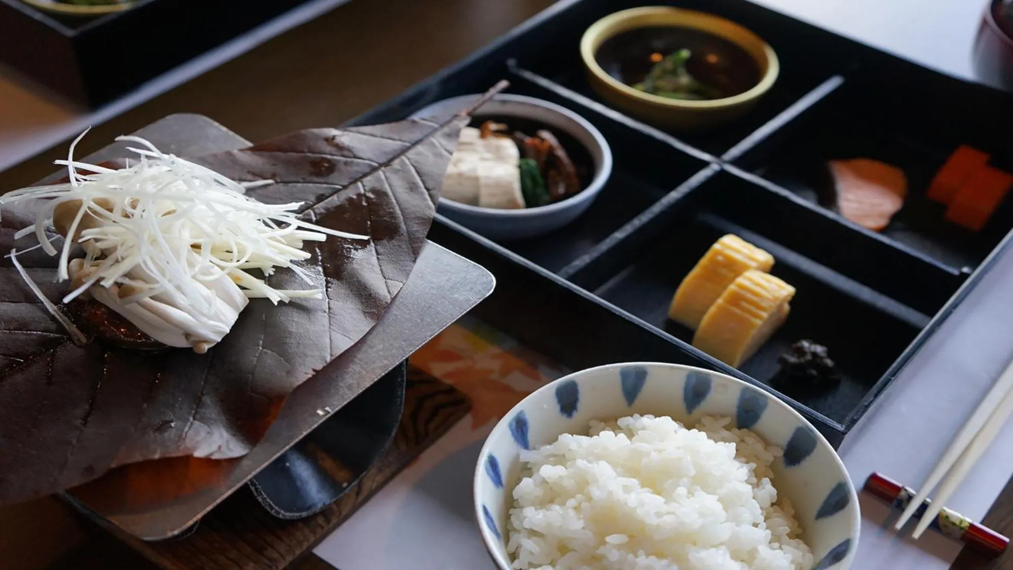Breakfast in Hotel Kikori
