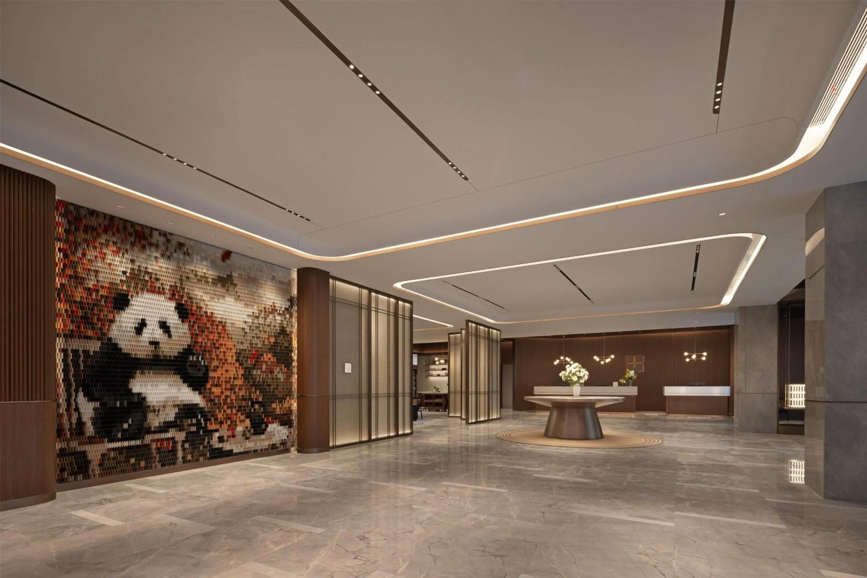 Lobby or reception in Hilton Garden Inn Chengdu Jinniu Yipintianxia