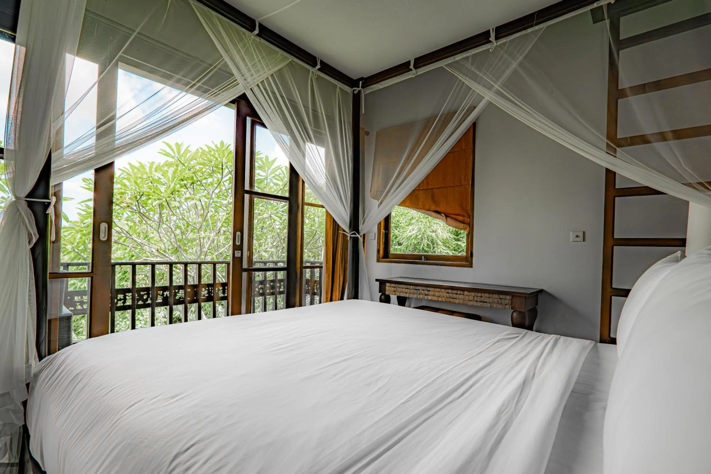 Bed in Uma Stana Villa