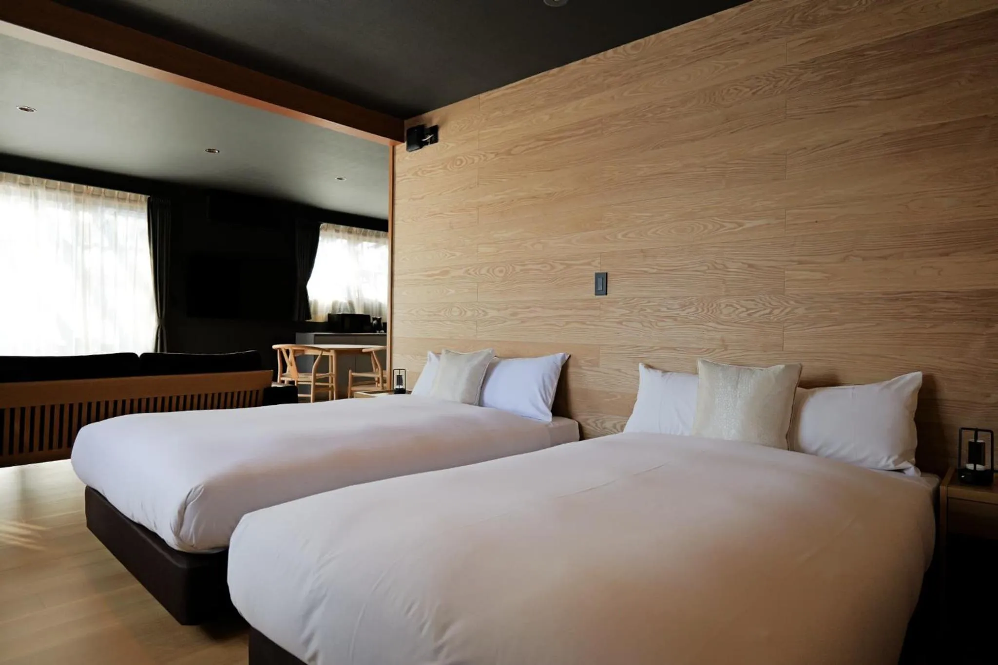 Bedroom, Bed in Kawaguchiko Country Cottage Ban