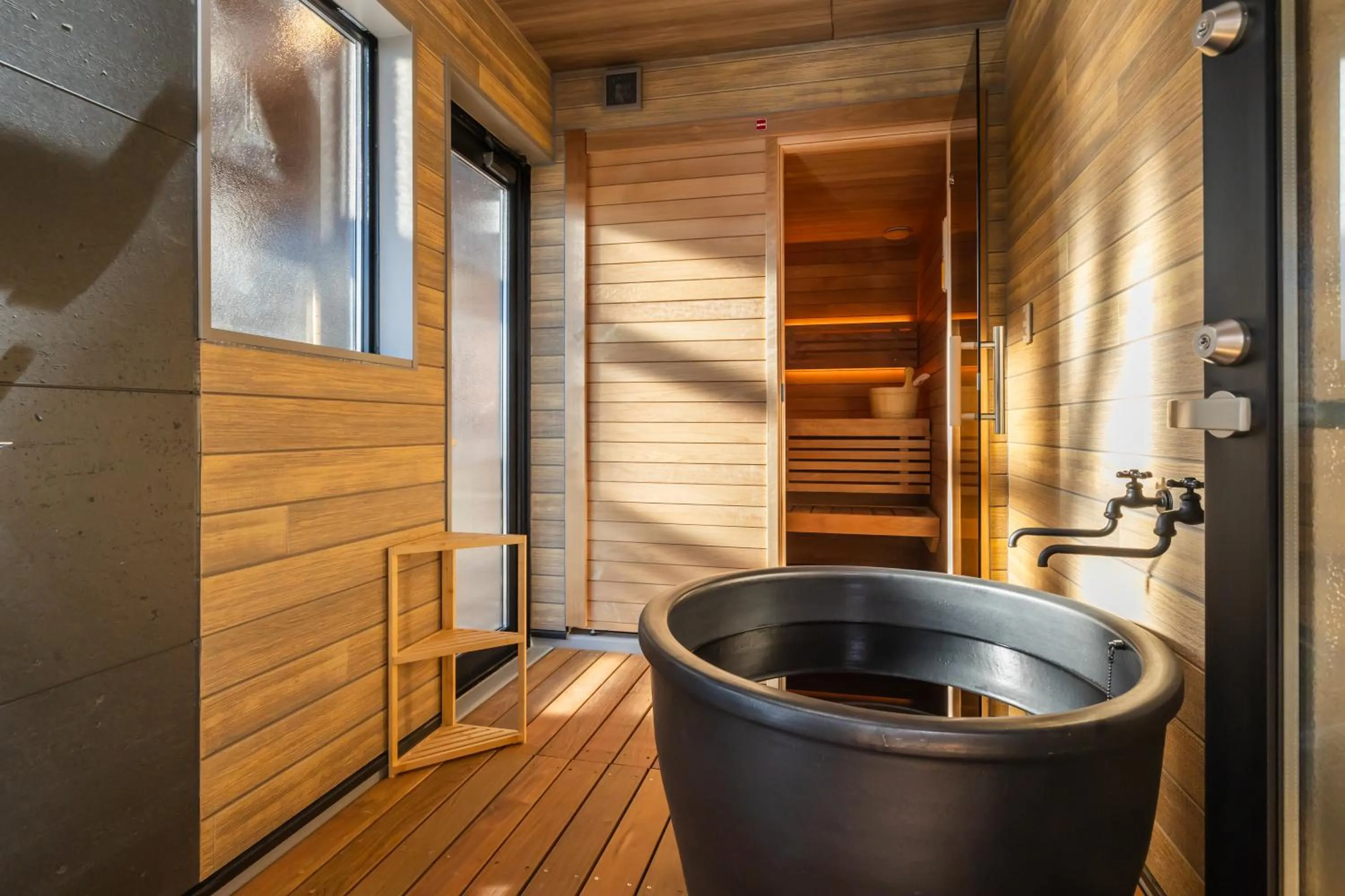 Sauna in Kawaguchiko Country Cottage Ban