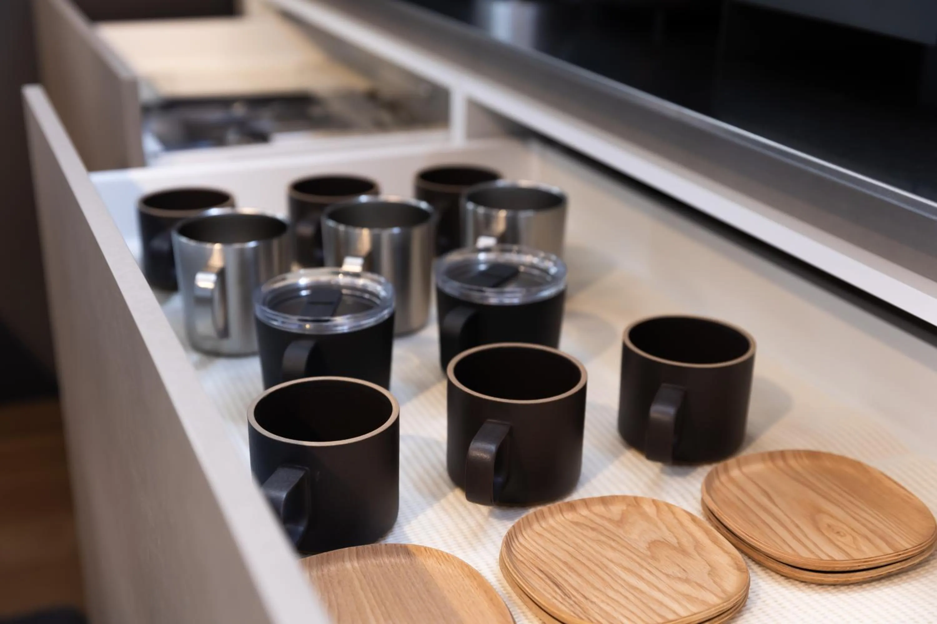 Kitchen or kitchenette in Kawaguchiko Country Cottage Ban