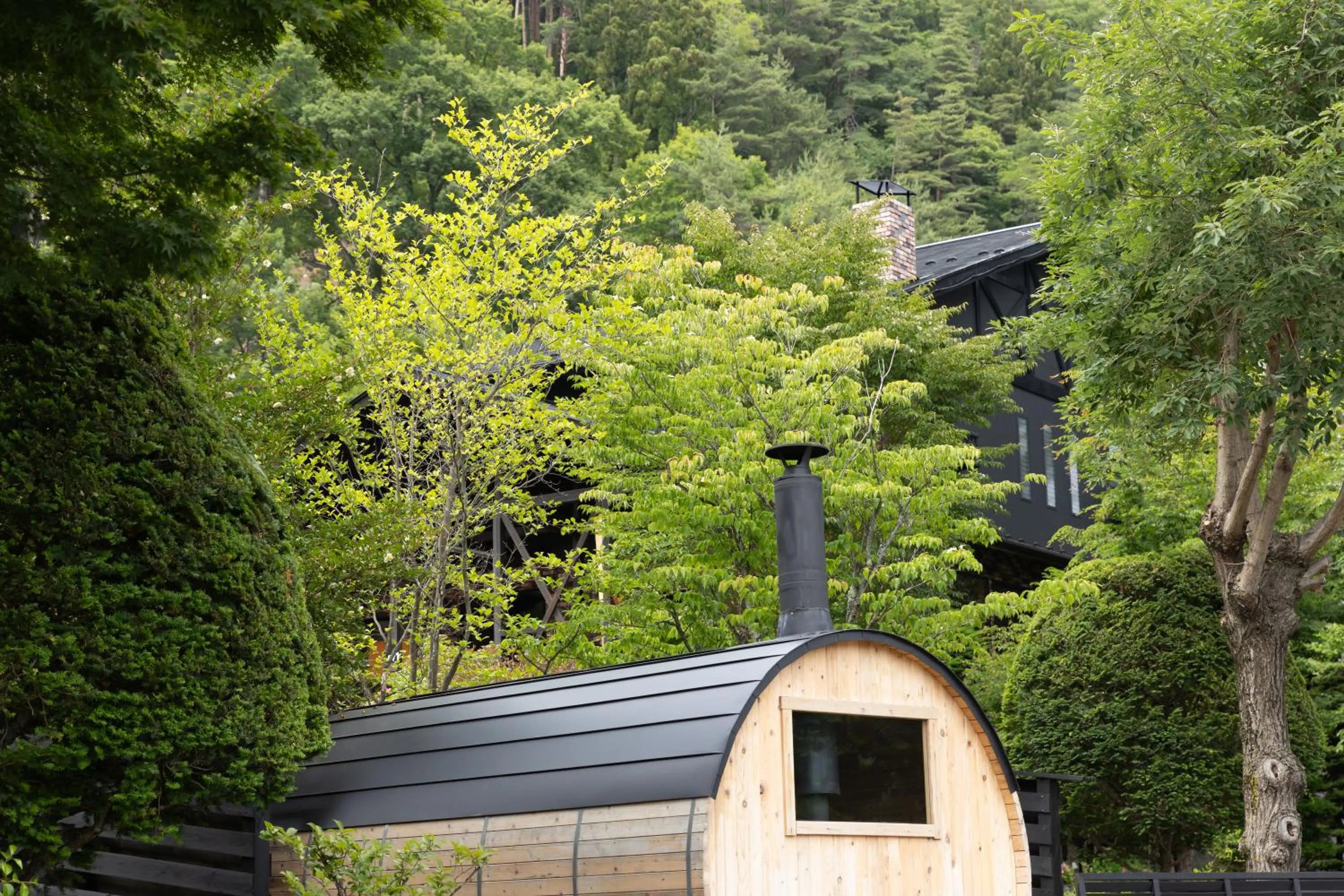 Sauna in Kawaguchiko Country Cottage Ban