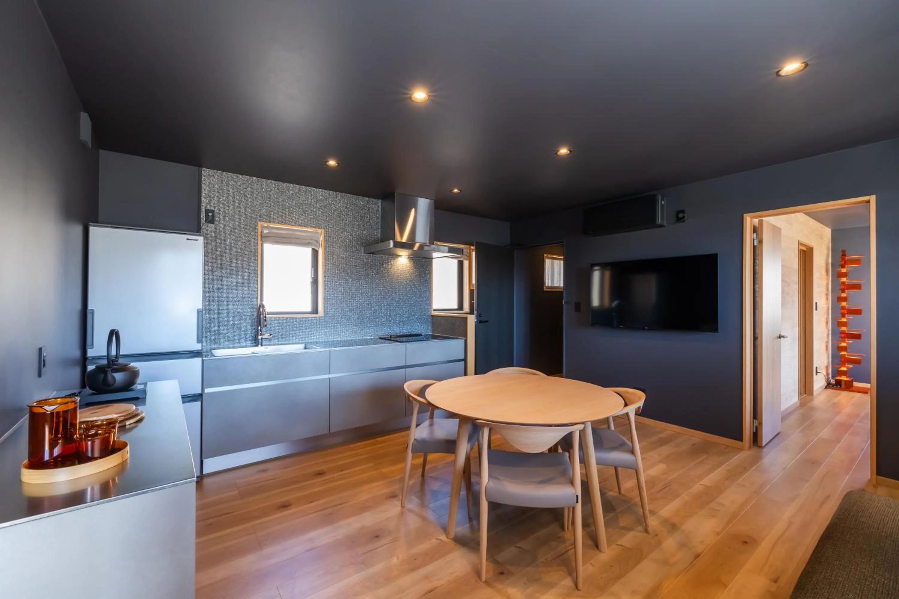 Living room in Kawaguchiko Country Cottage Ban