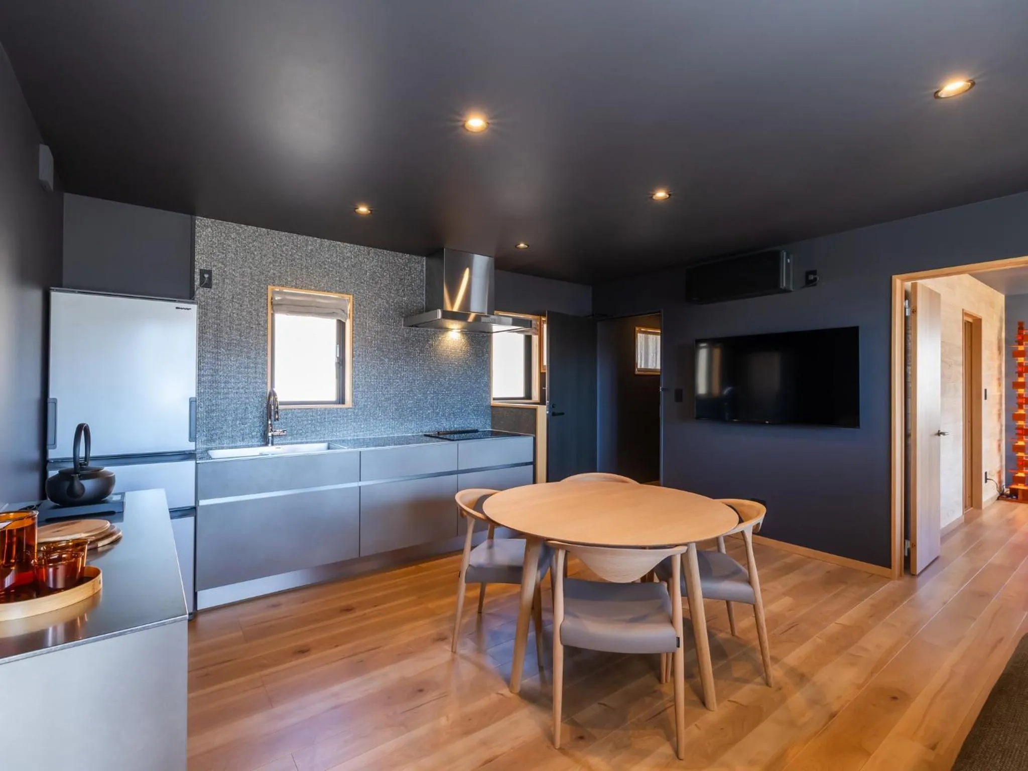 Living room in Kawaguchiko Country Cottage Ban