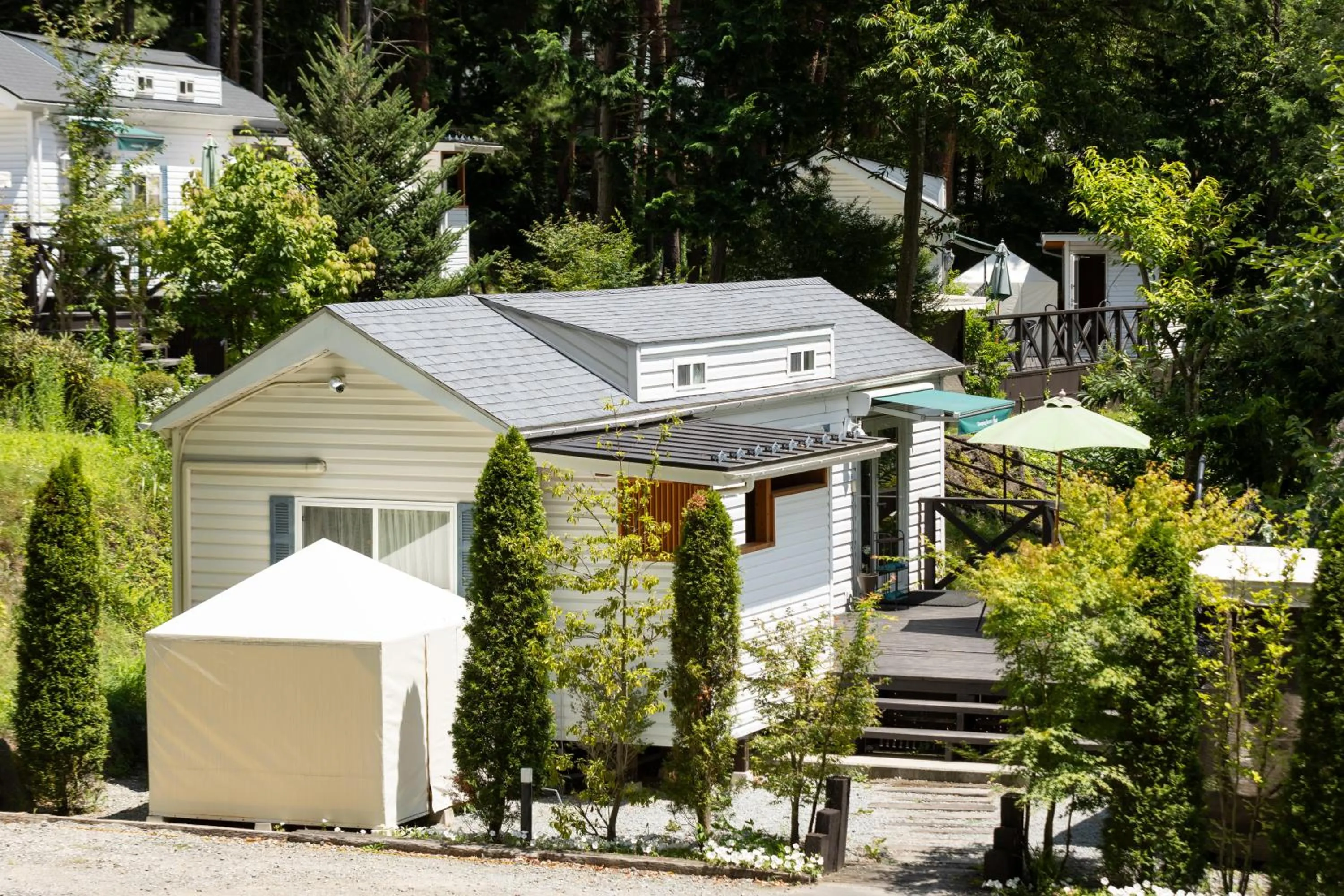 Property building in Kawaguchiko Country Cottage Ban