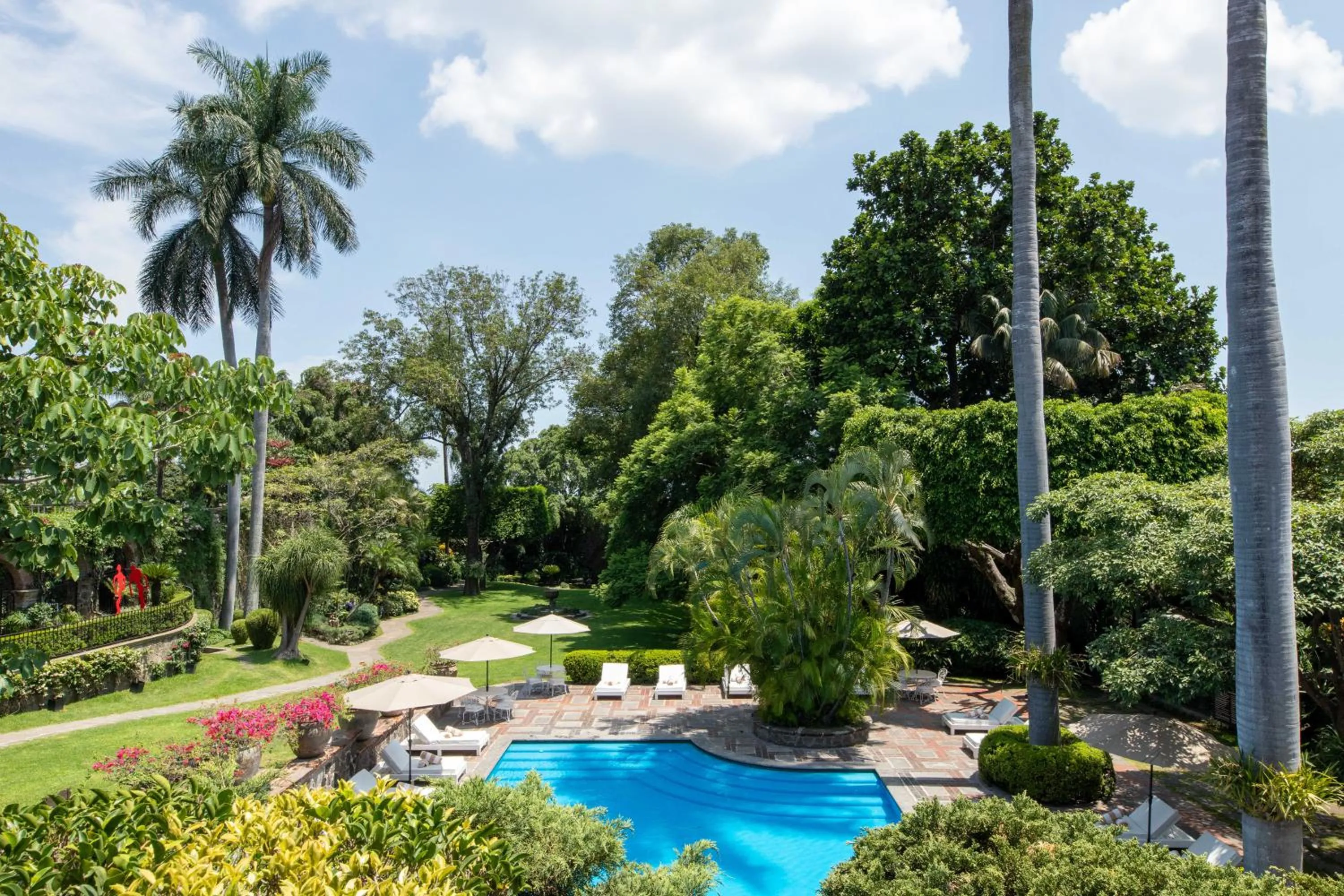 Garden in Las Mañanitas