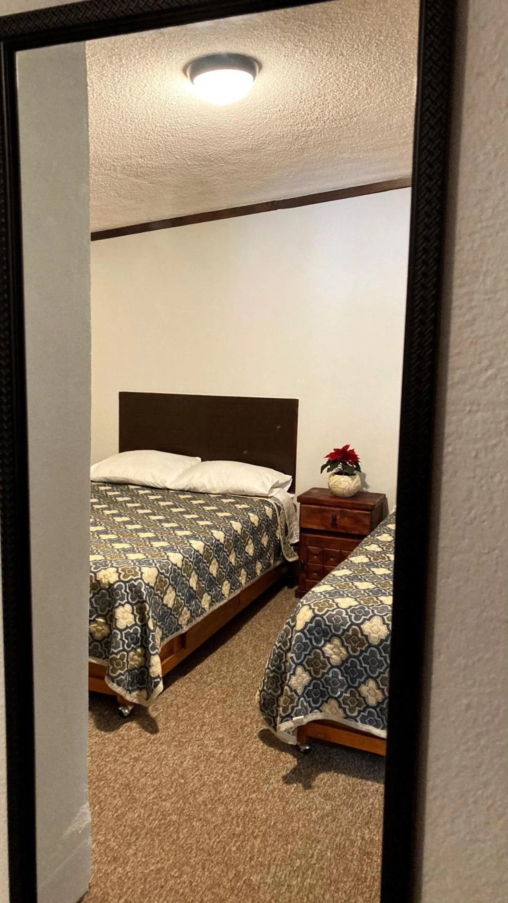 Bed in Hotel Santa Fe