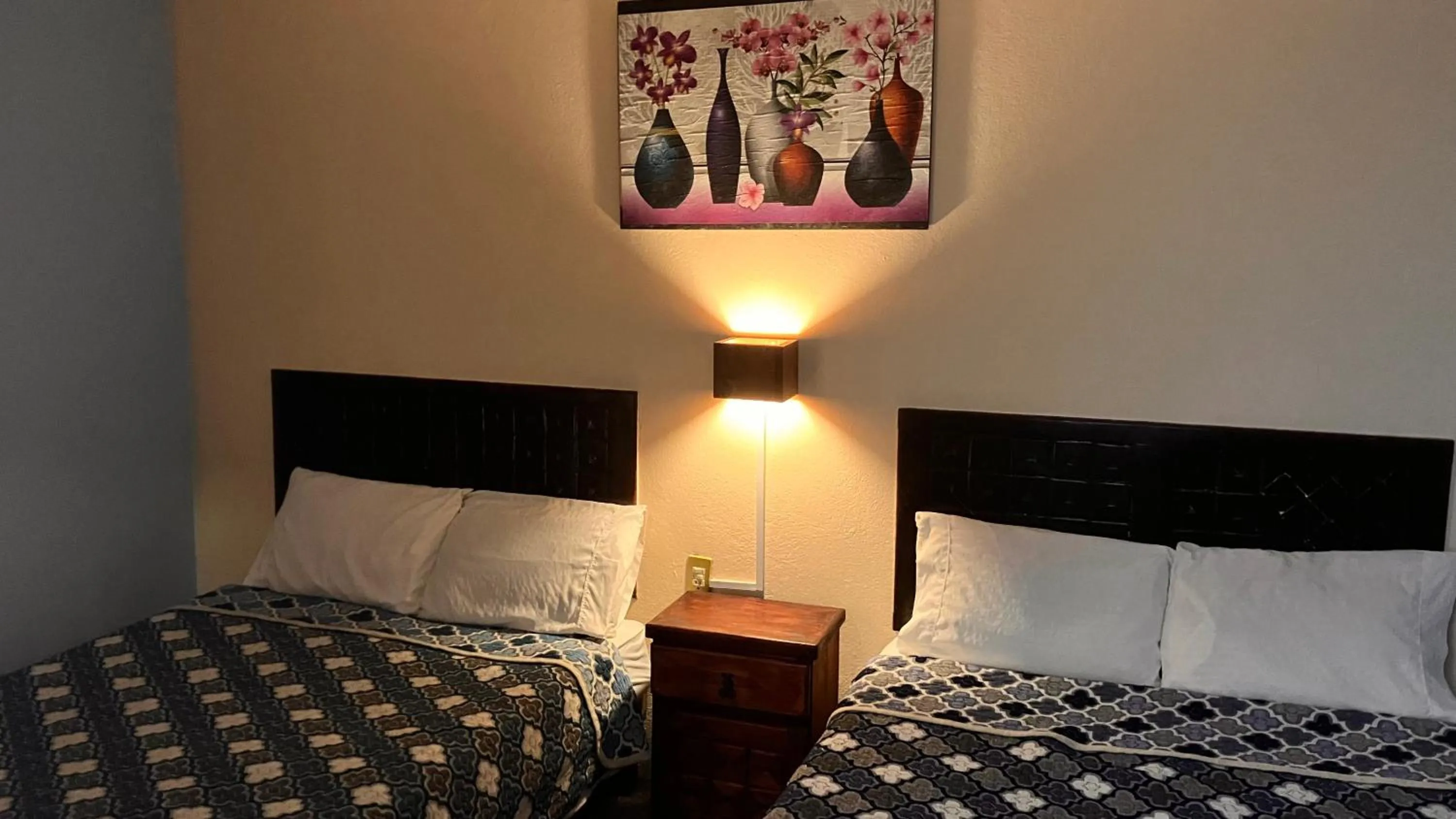 Bed in Hotel Santa Fe