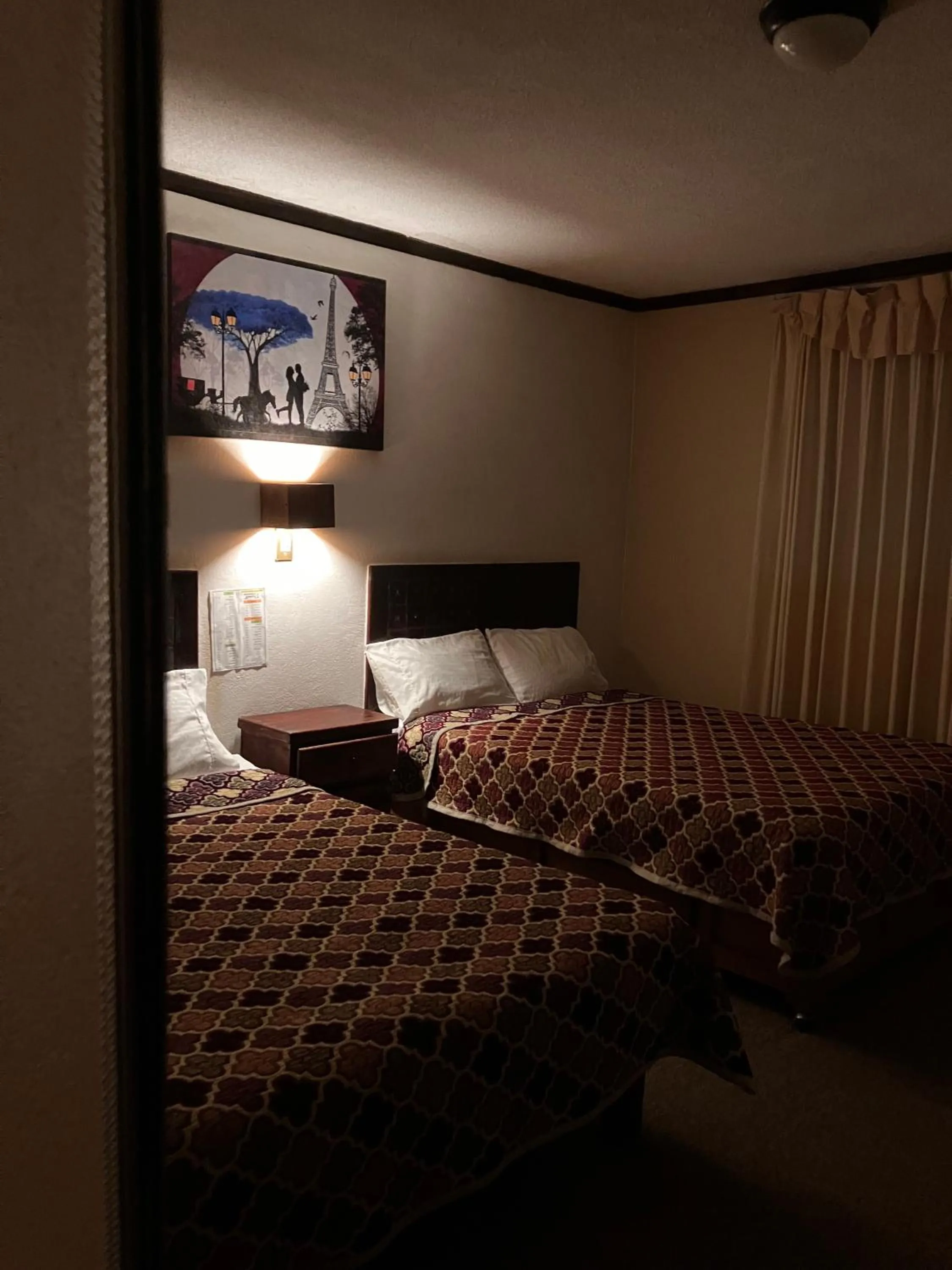 Bed in Hotel Santa Fe