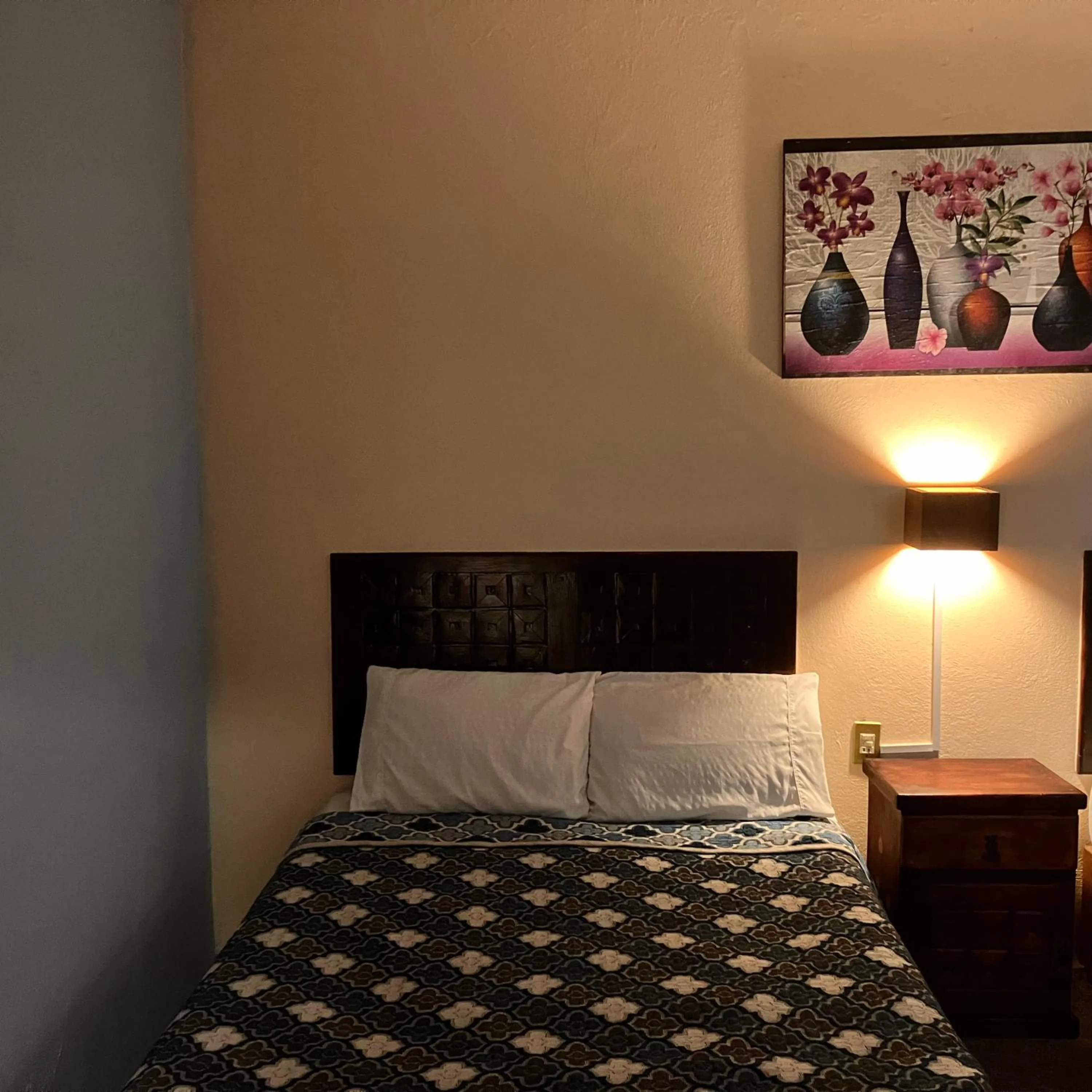 Bed in Hotel Santa Fe