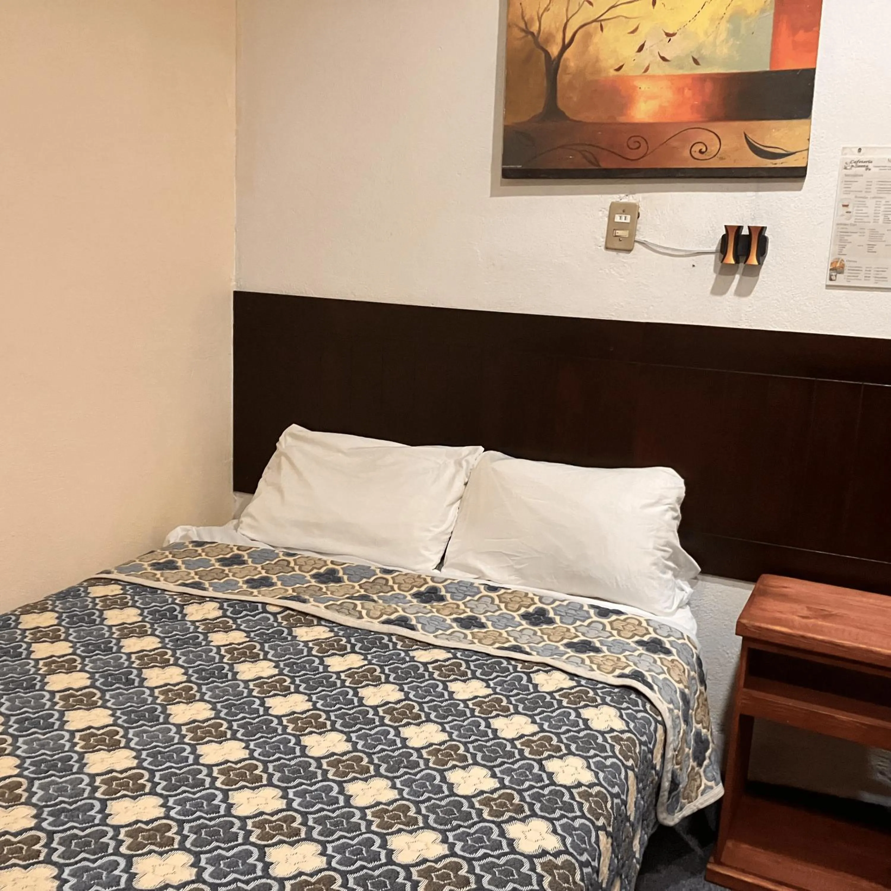 Bed in Hotel Santa Fe