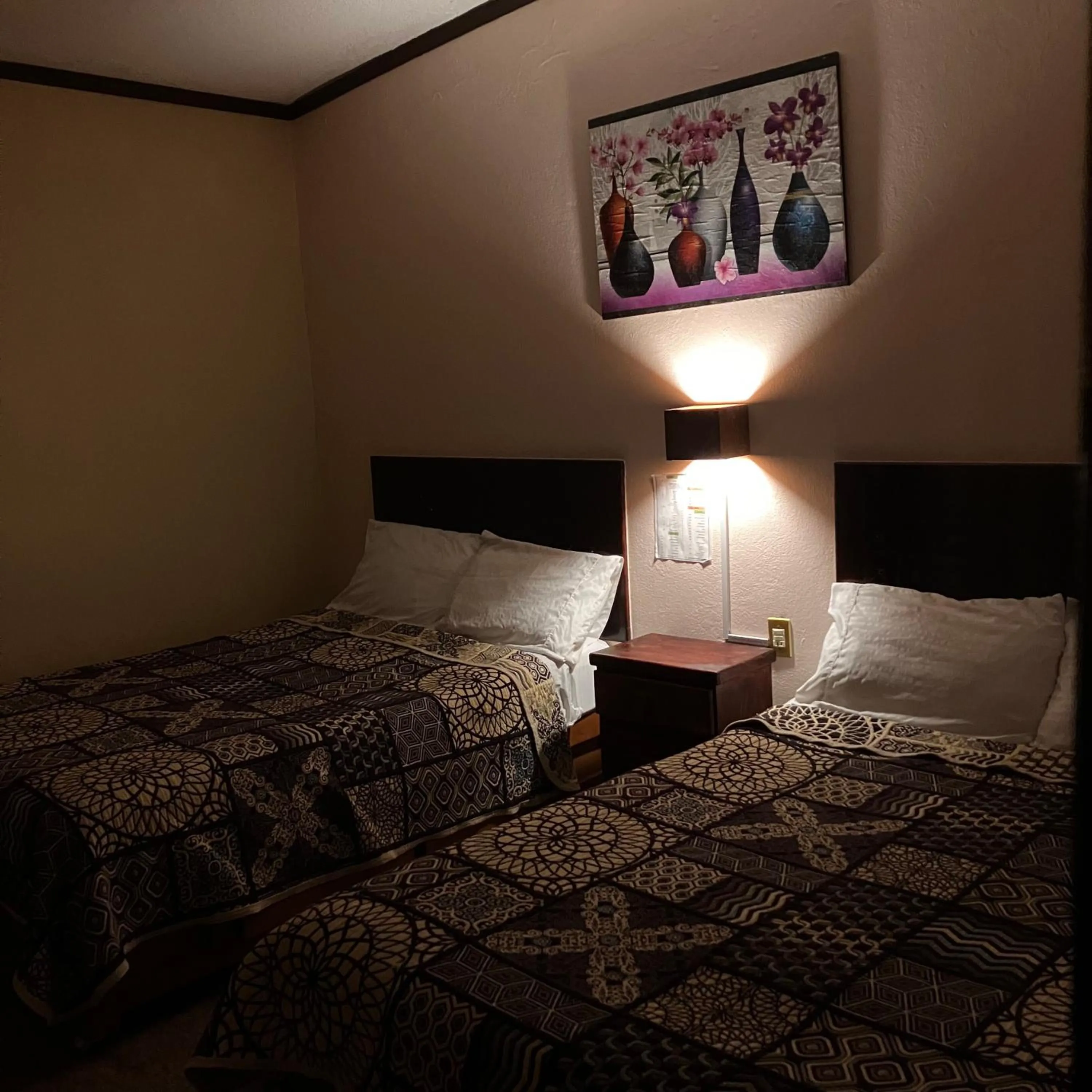 Bed in Hotel Santa Fe