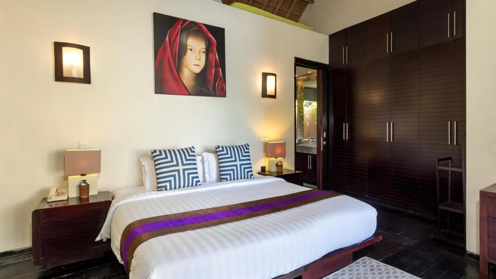 Bed in Casa Mateo Villa