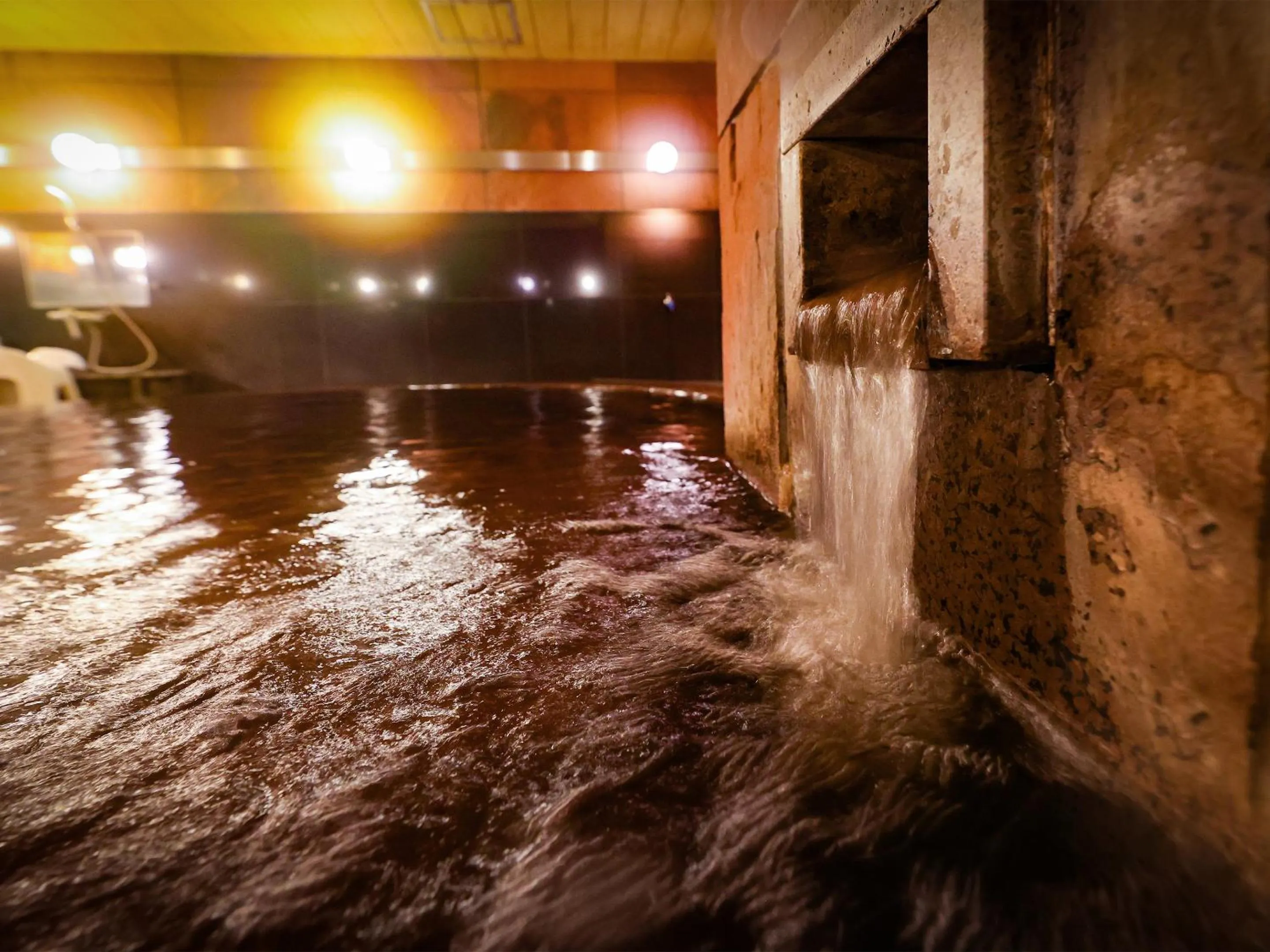 Hot Spring Bath in Fukui Hotel