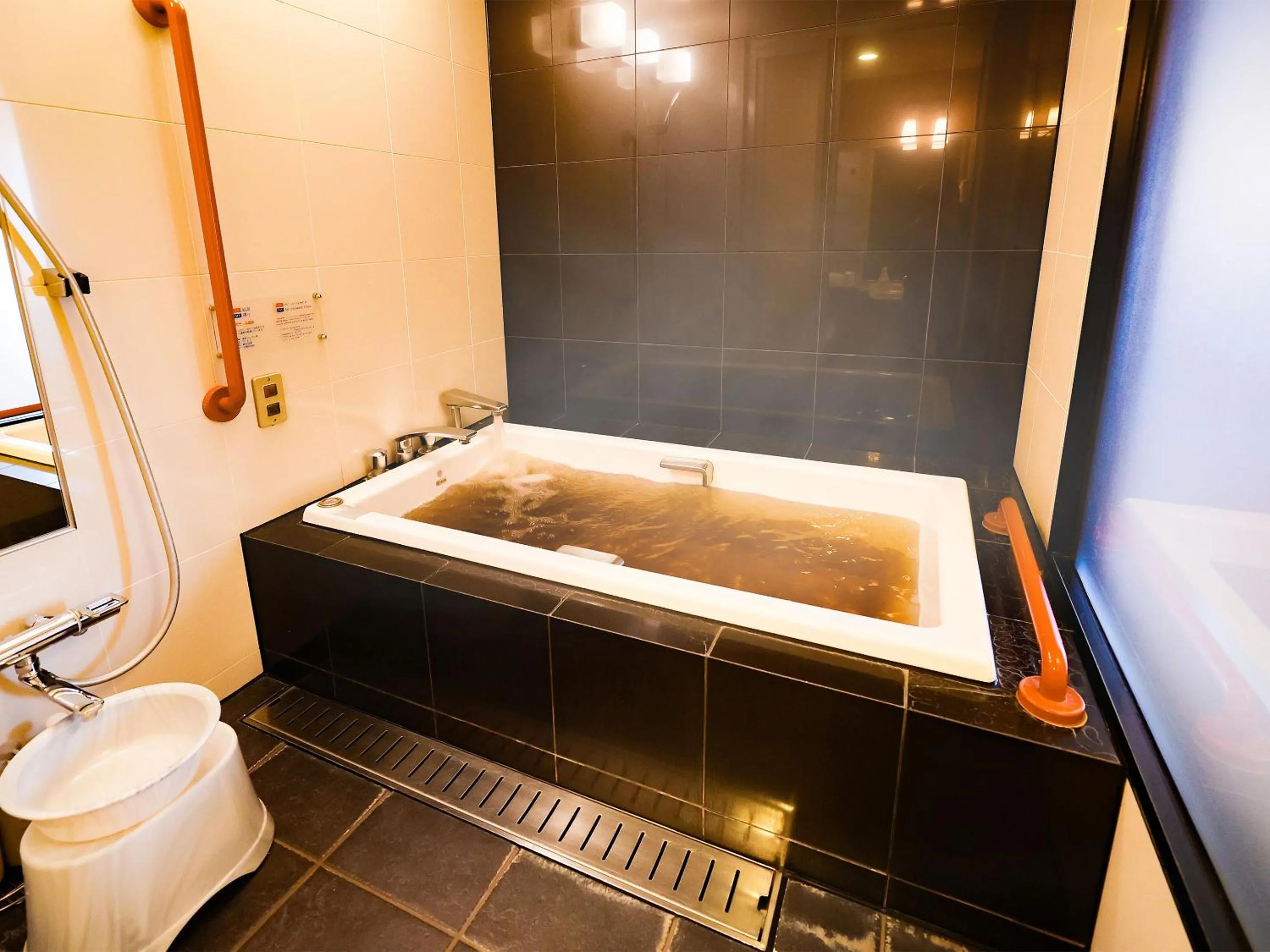 Hot Spring Bath in Fukui Hotel