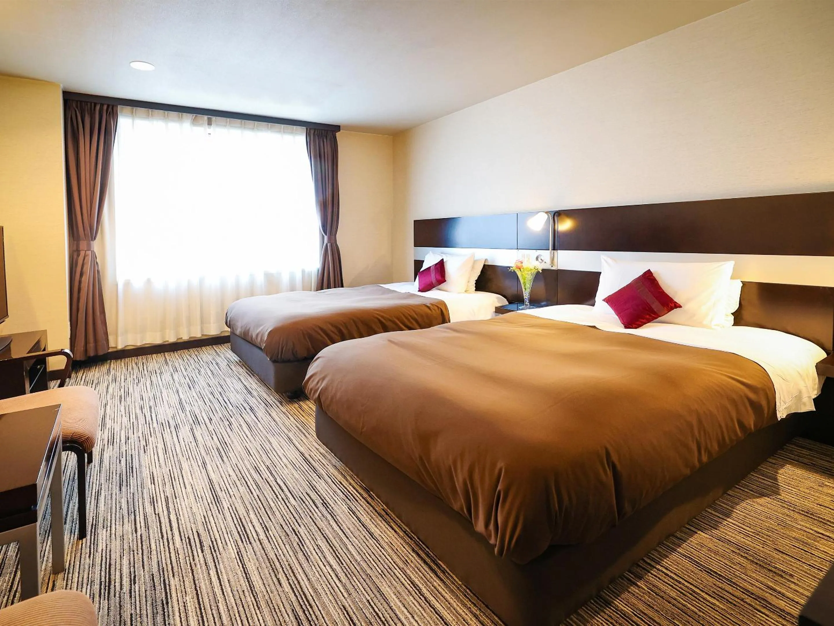 Photo of the whole room, Bed in Fukui Hotel