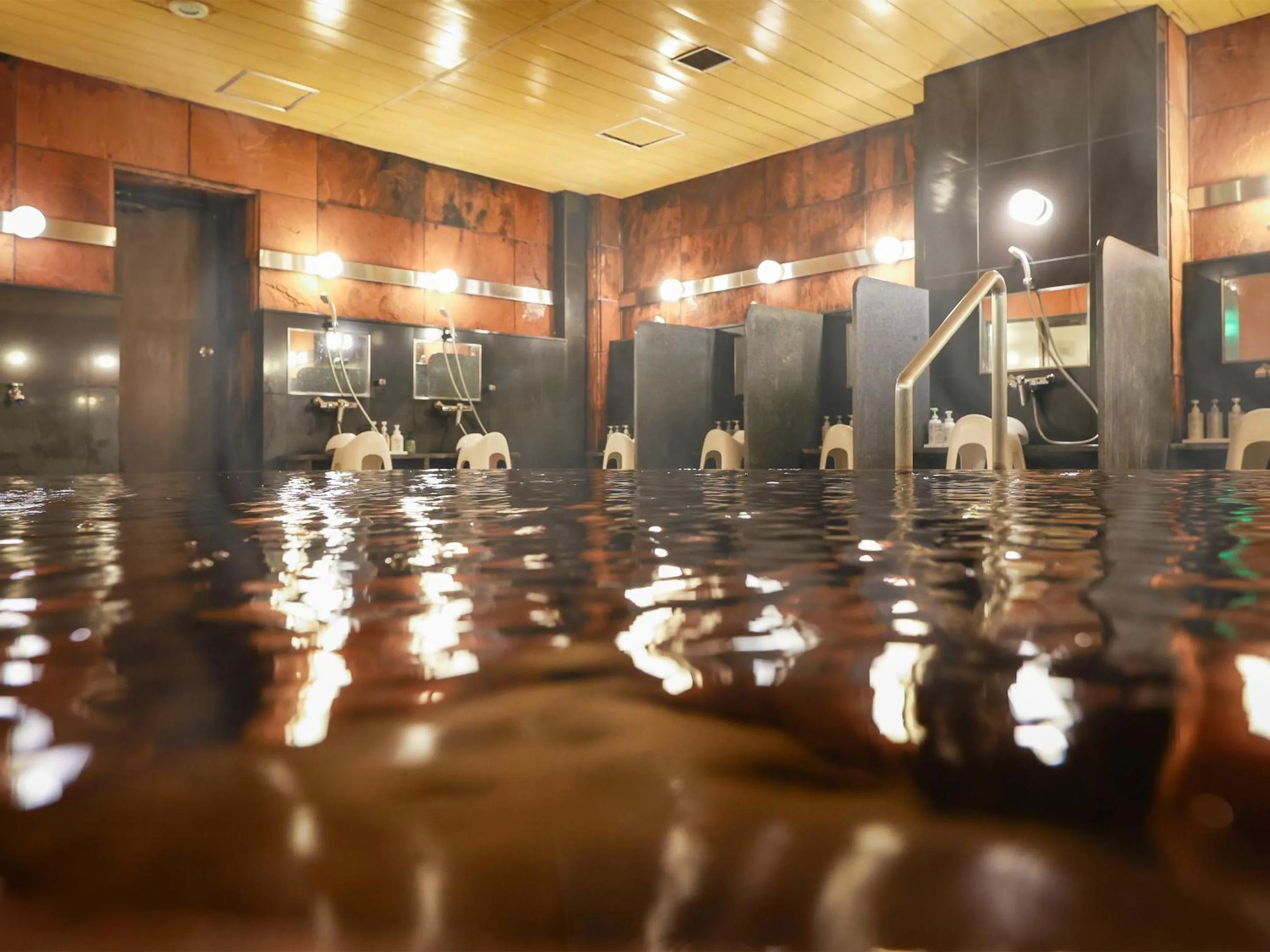 Hot Spring Bath in Fukui Hotel