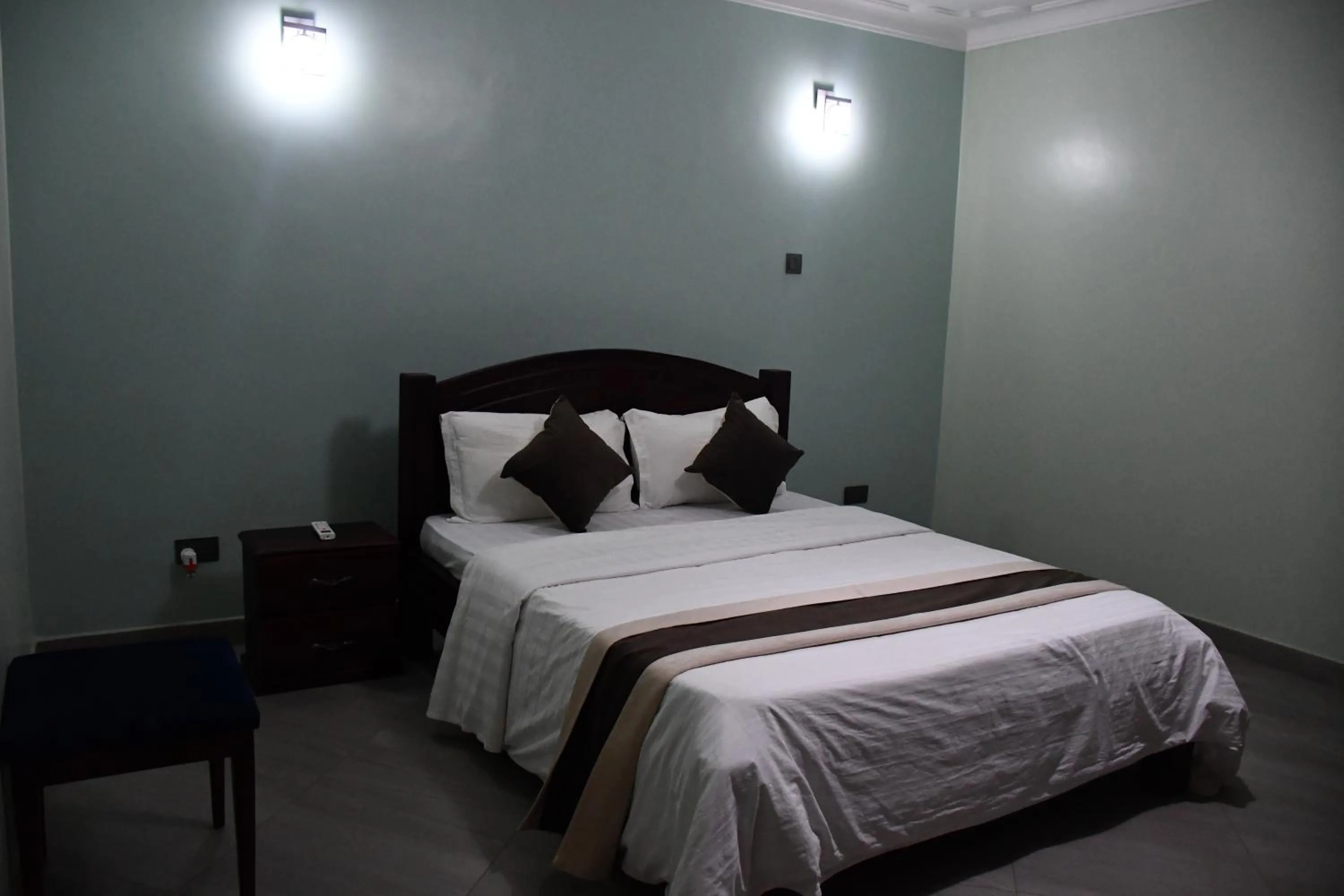 Bedroom, Bed in Munyonyo Heights Apartments
