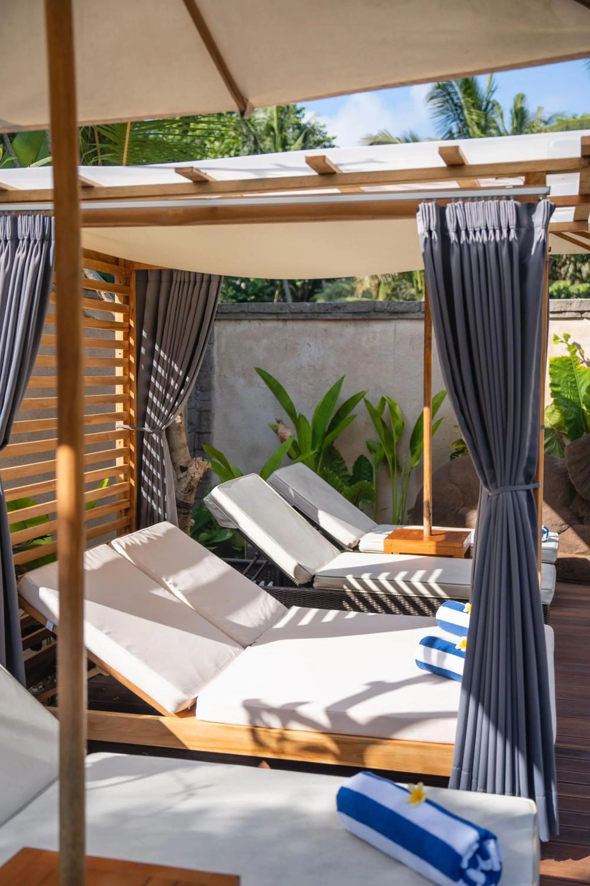 Patio, Bed in The Compass Rose Ubud