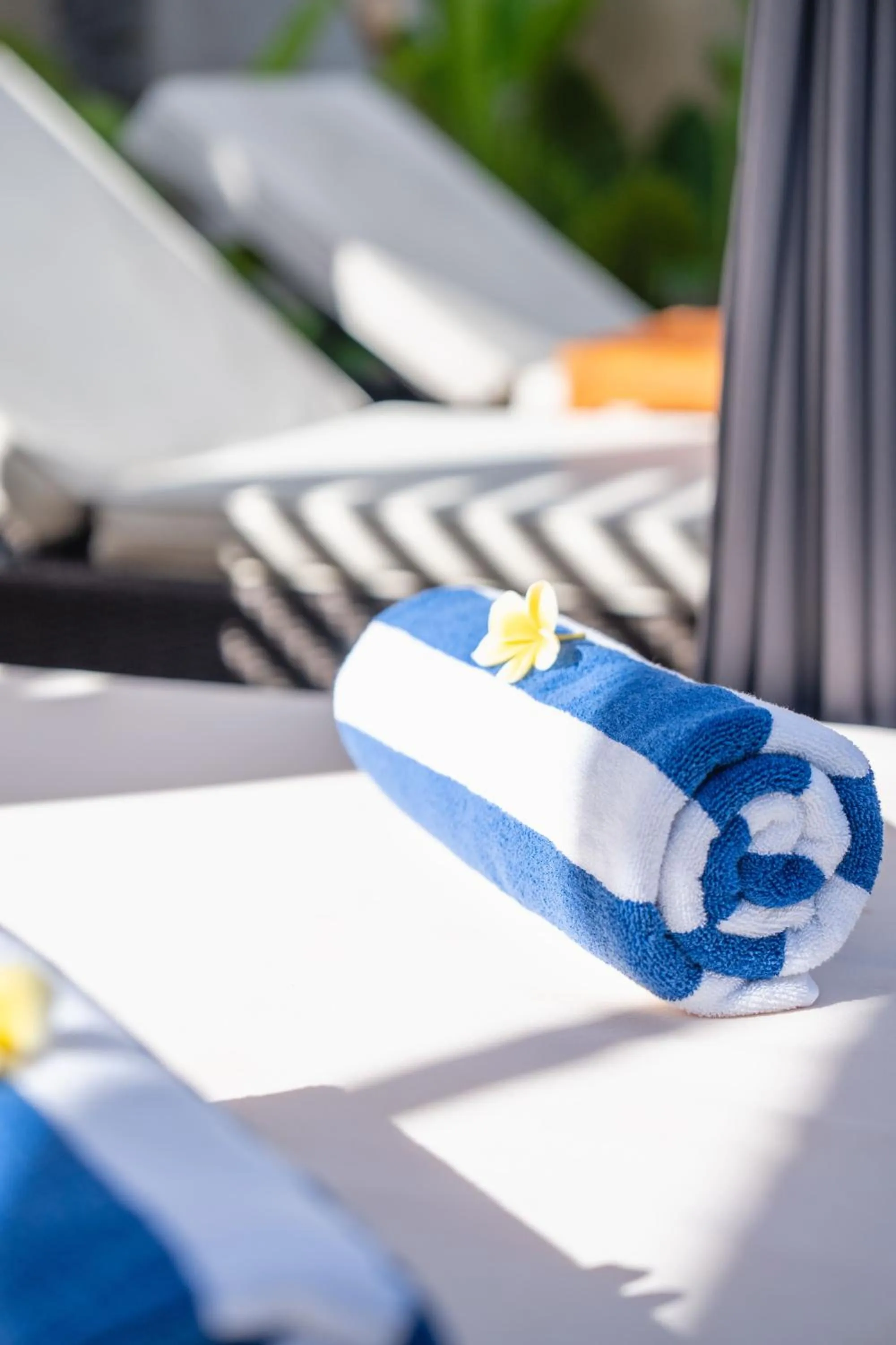 Balcony/Terrace, Bed in The Compass Rose Ubud