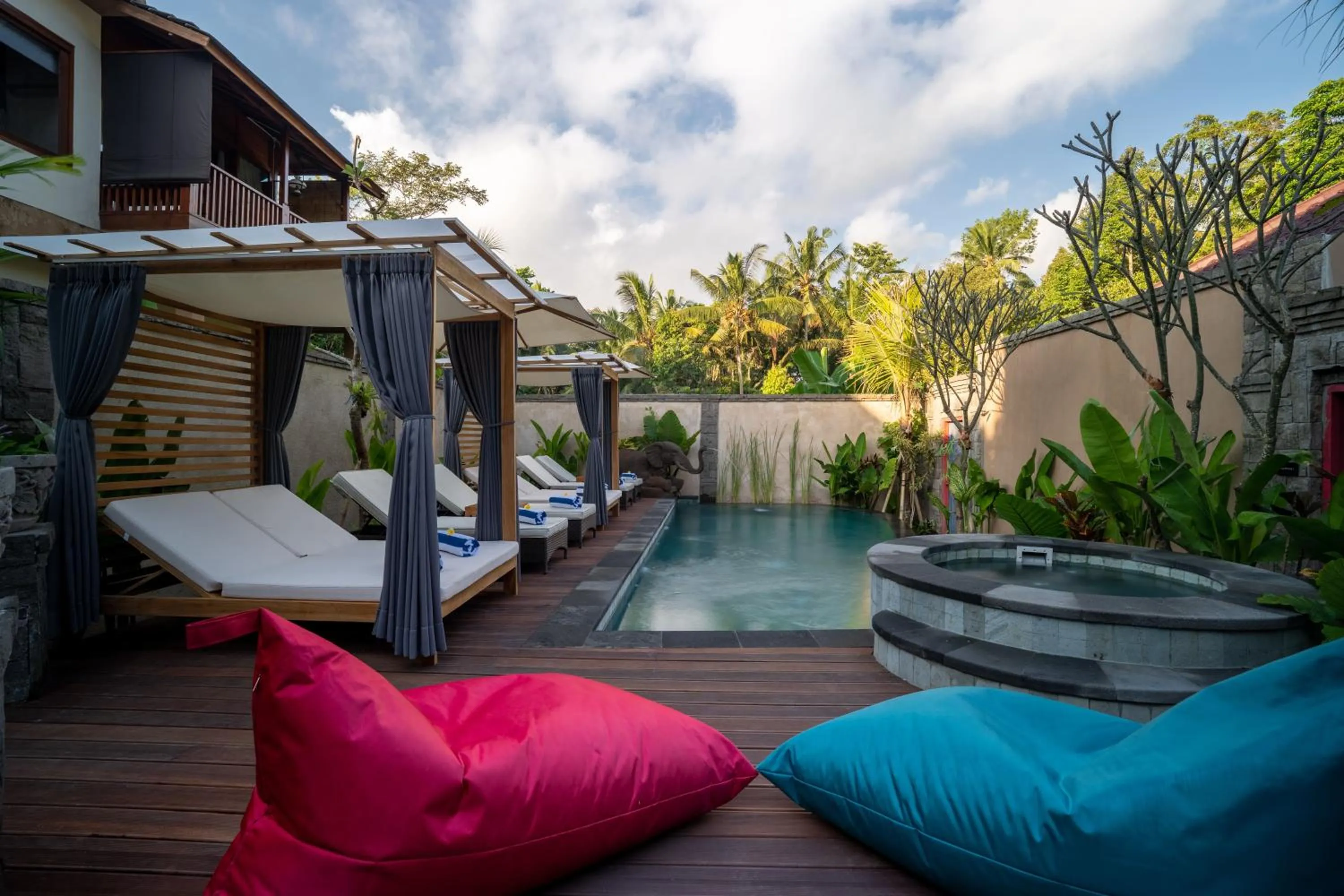 Swimming pool in The Compass Rose Ubud