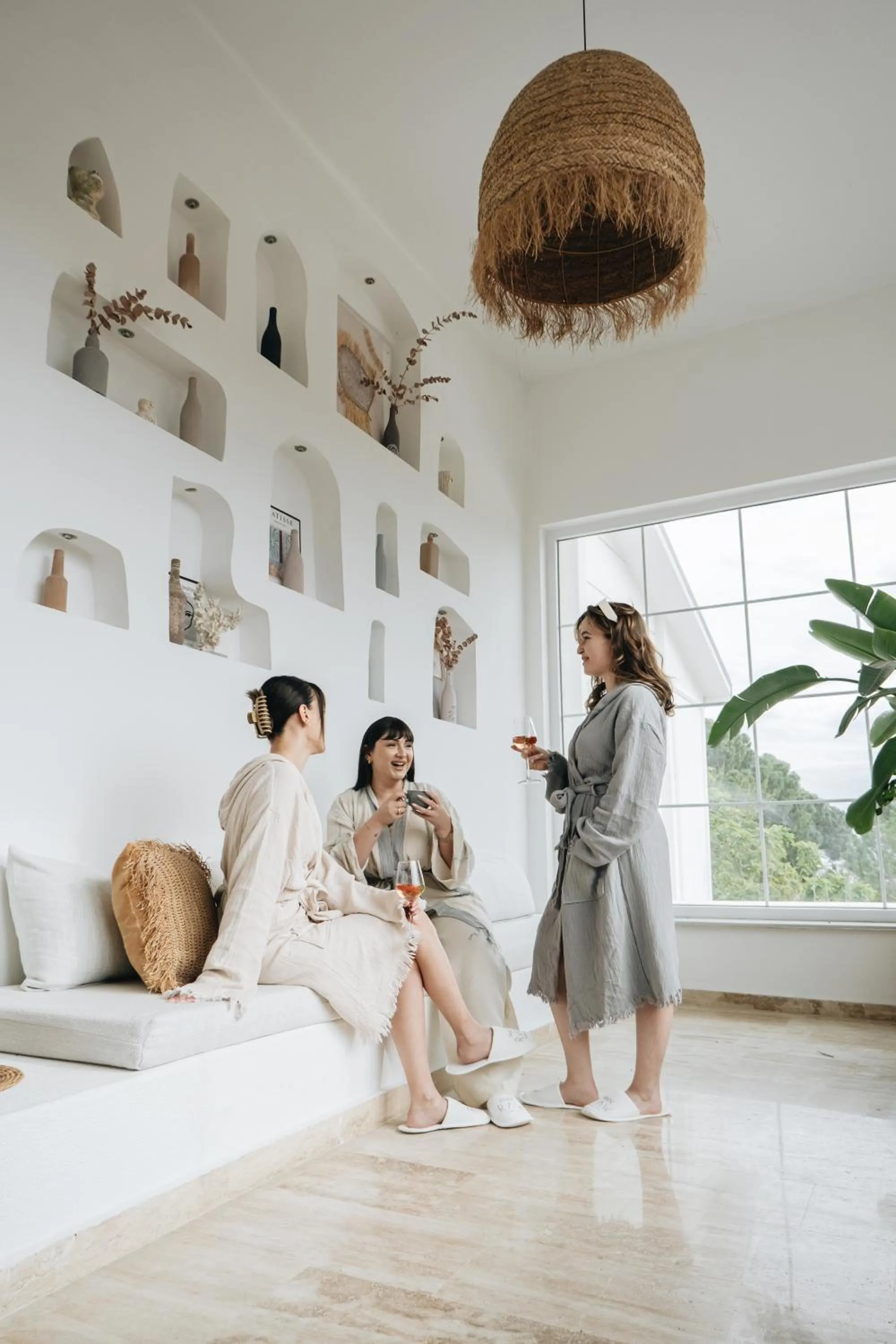 Seating area in RAW BEACH HOTEL