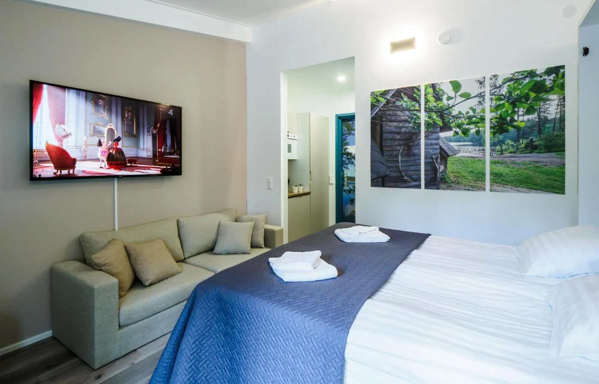 Photo of the whole room, Bed in Polku Hotelli