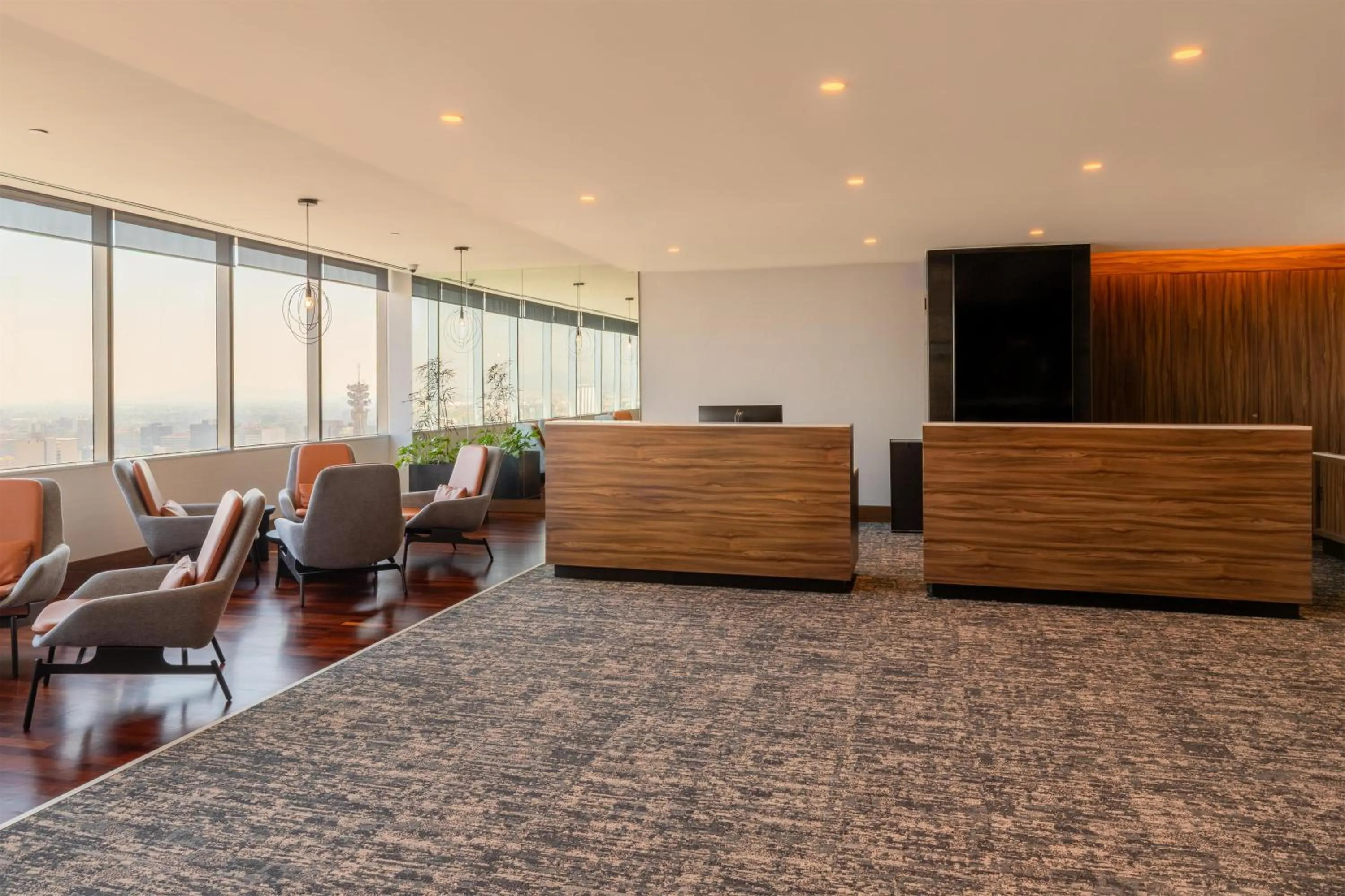 Lobby or reception in Hilton Mexico City Reforma