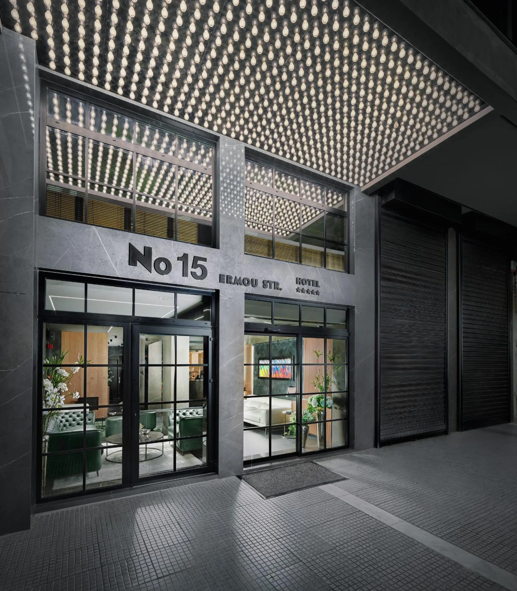 Facade/entrance in No 15 Ermou Hotel