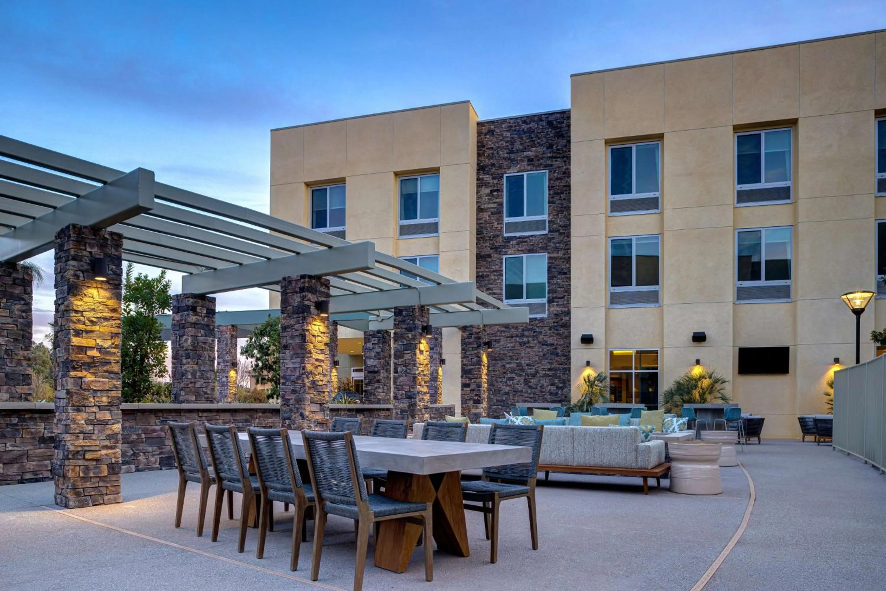 Patio in Hilton Garden Inn Temecula
