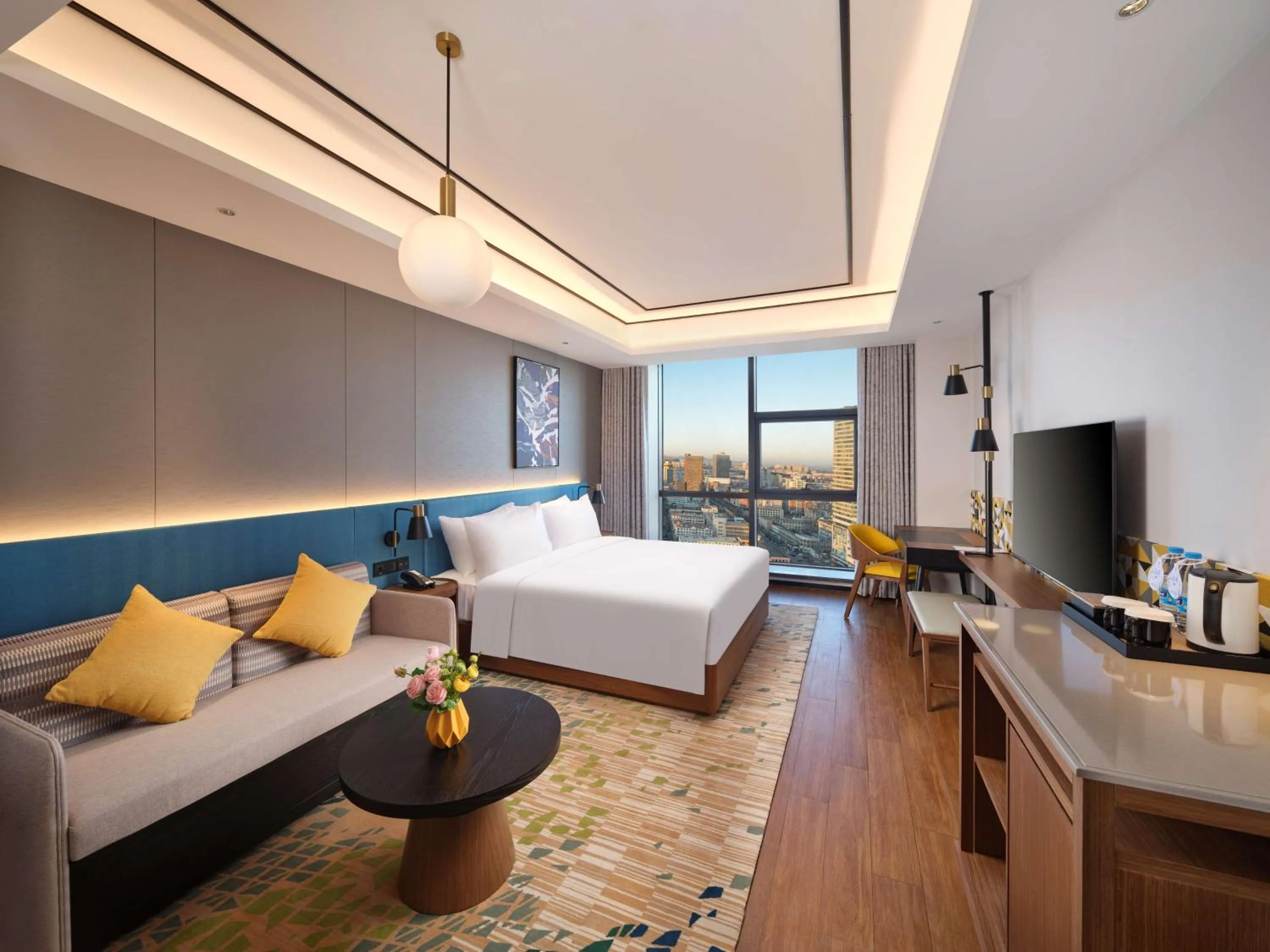 Bedroom, Bed in Hilton Garden Inn Jinzhou Central Street
