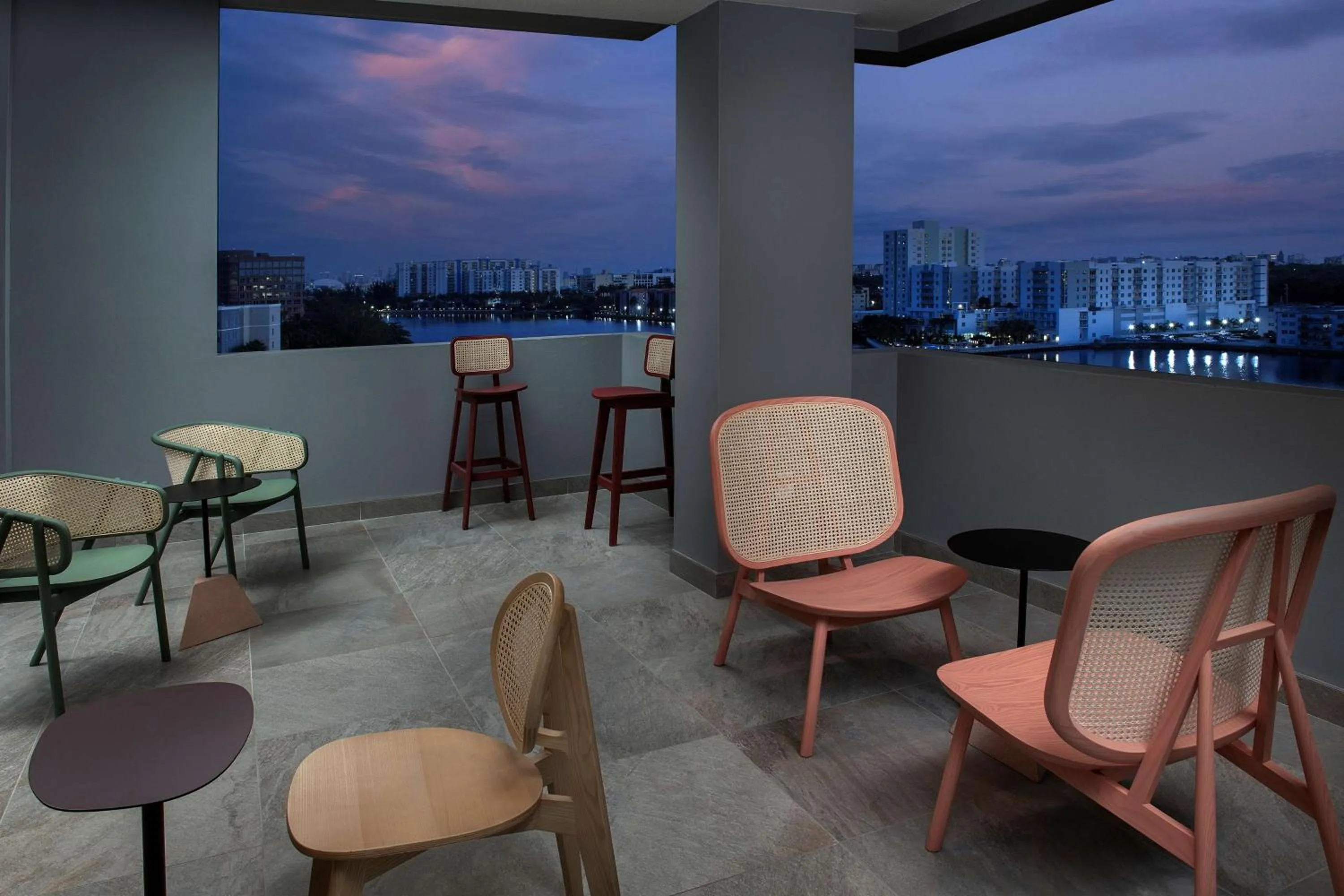 Patio in Home2 Suites By Hilton Miami Airport South Blue Lagoon