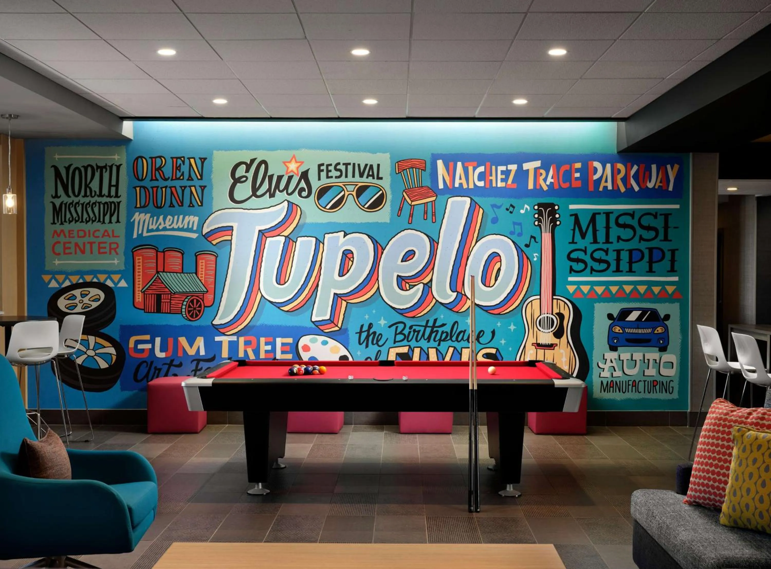 Lobby or reception in Tru By Hilton Tupelo, Ms