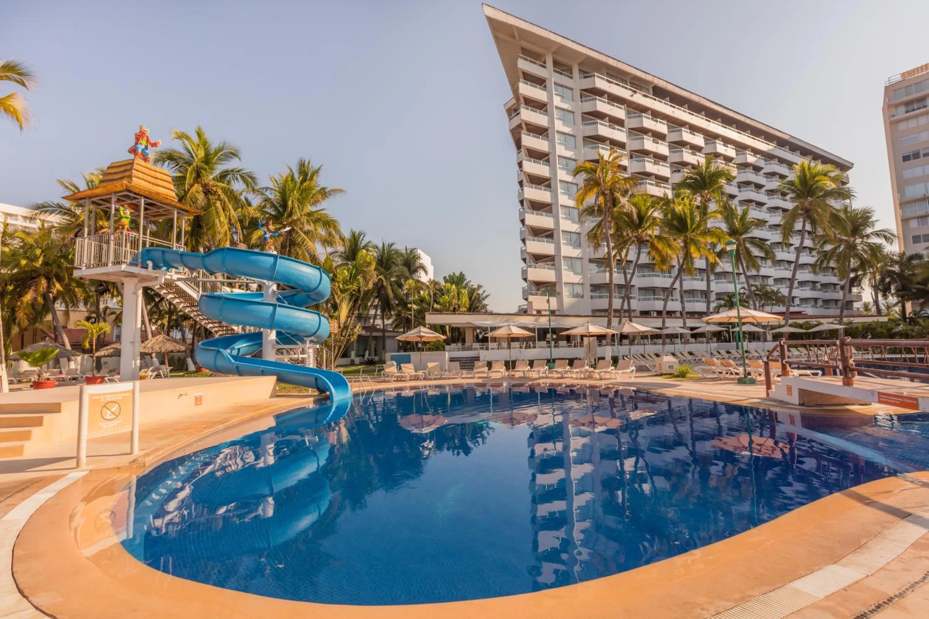 Aqua park in Krystal Ixtapa All Inclusive
