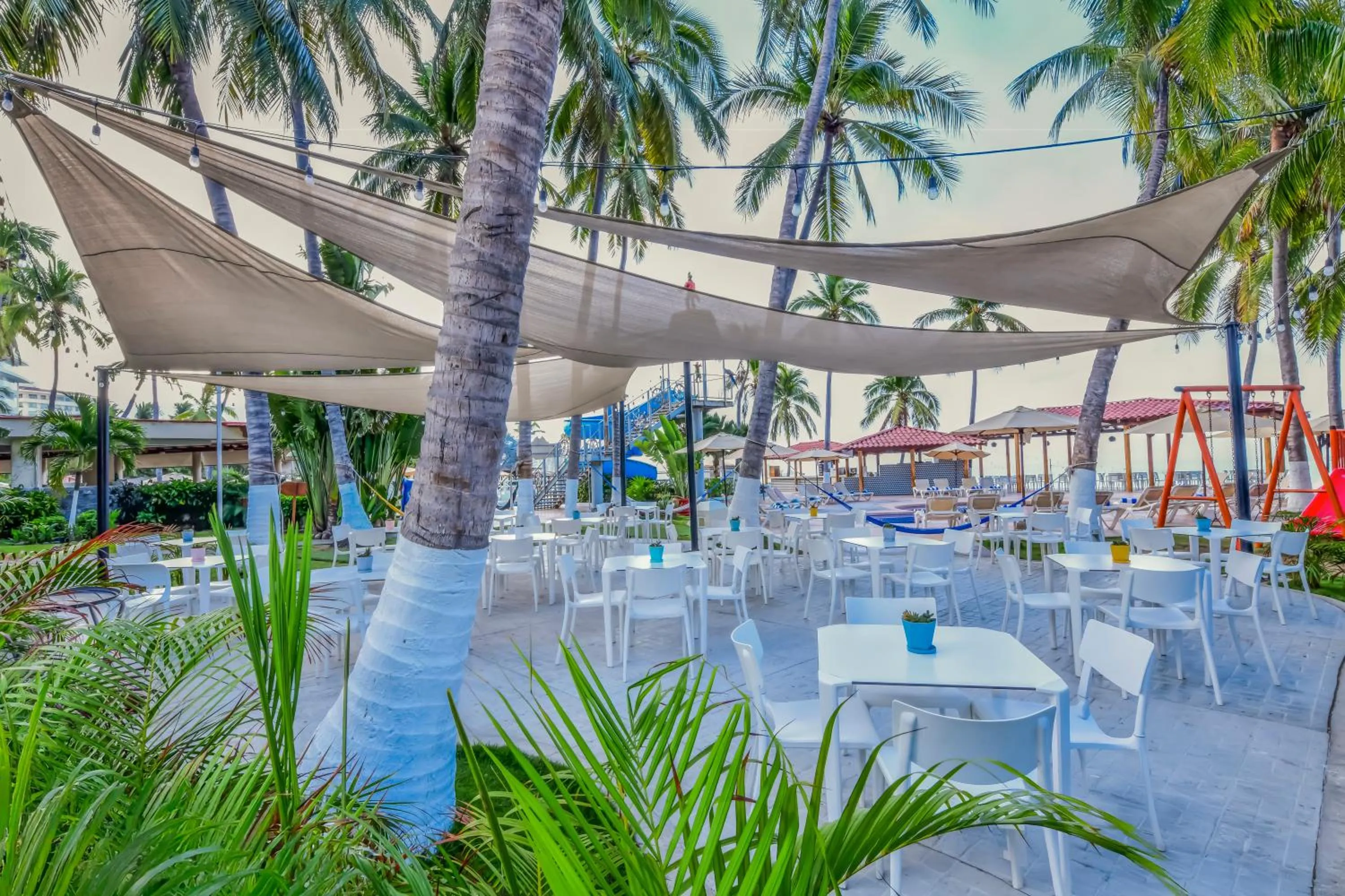 Patio in Krystal Ixtapa All Inclusive