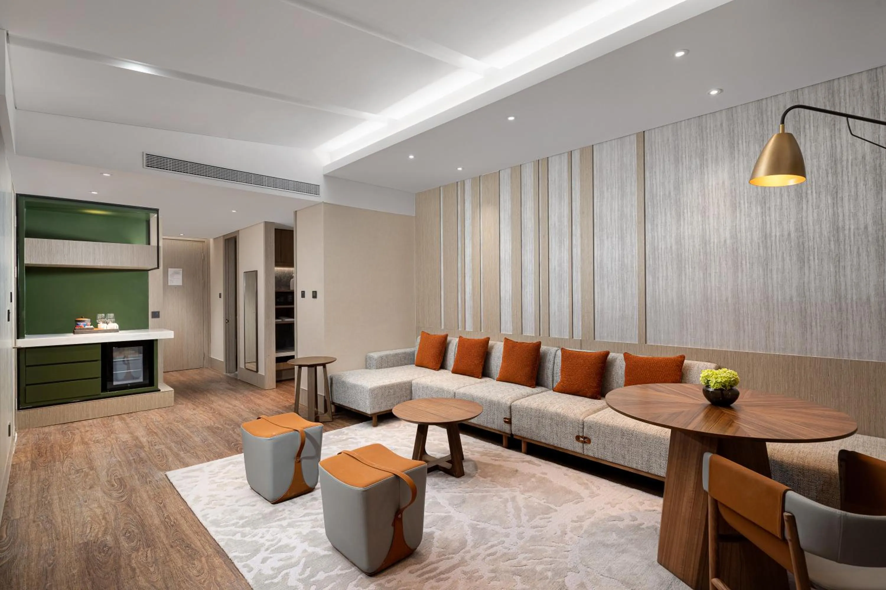 Living room in Crowne Plaza Chongli Resort by IHG