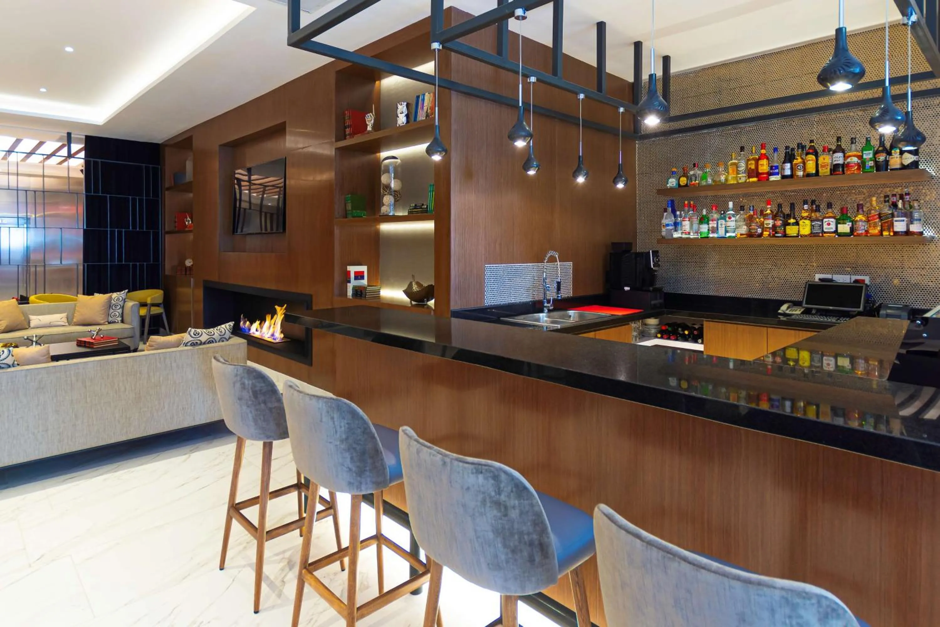 Lounge or bar in NH Collection México City Centro Histórico