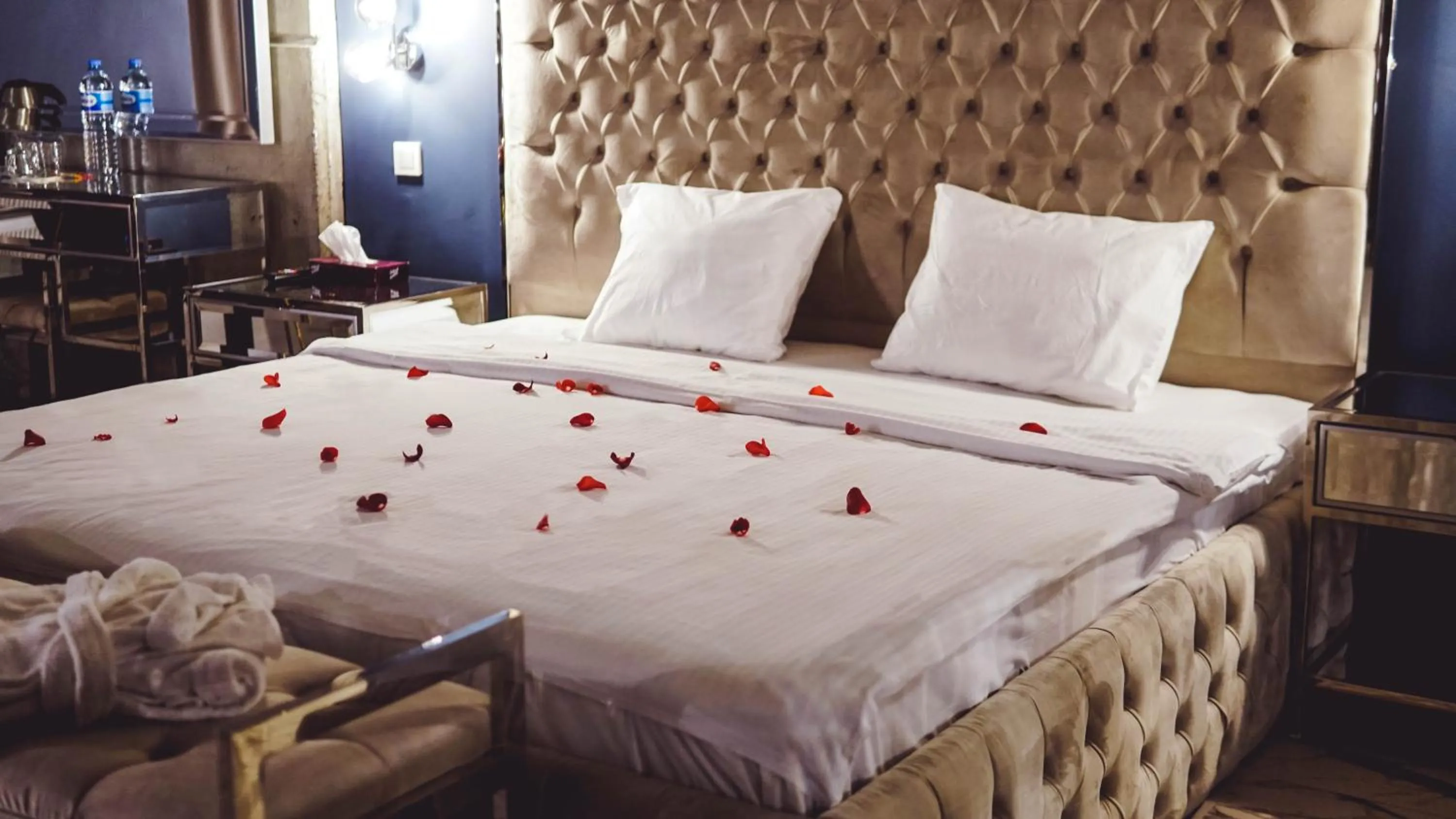 Bed in Mas Suites Karaköy